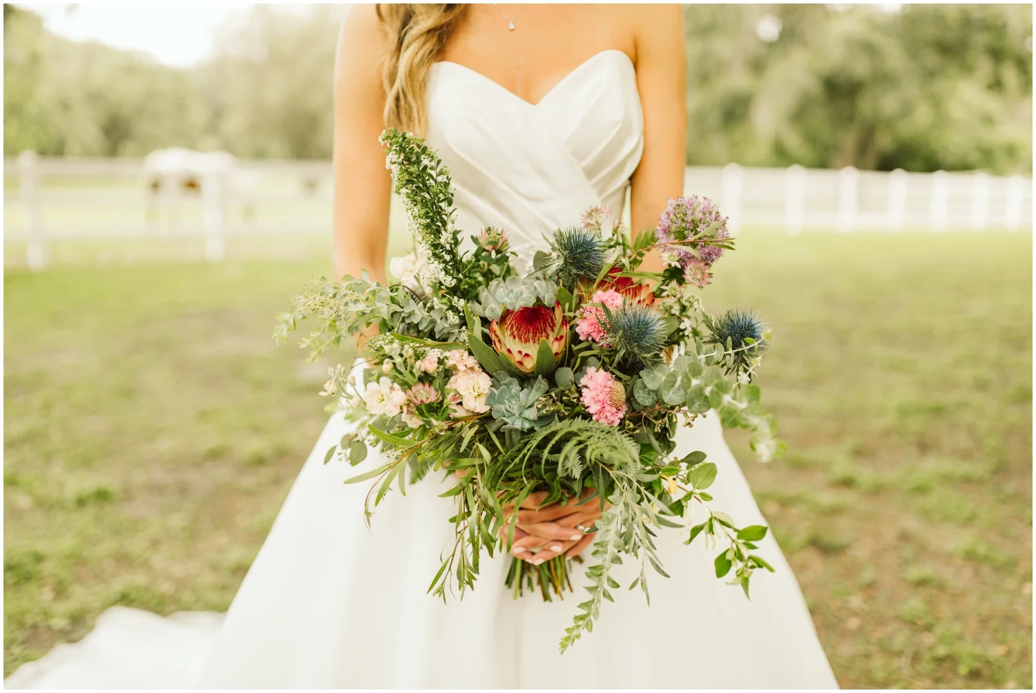 Greenery wedding bouquet