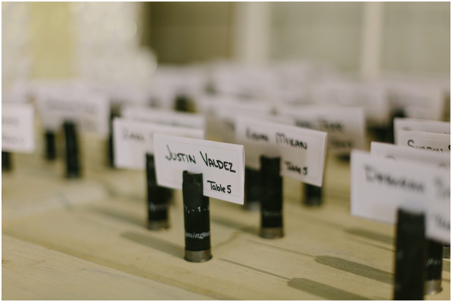 Wedding reception decor