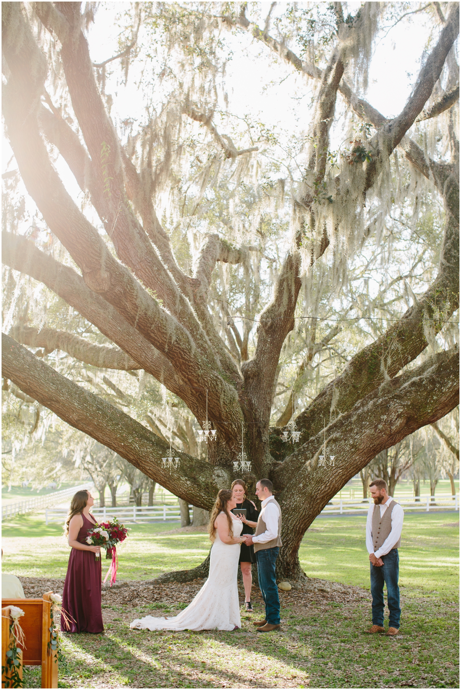 Modern country wedding in Florida
