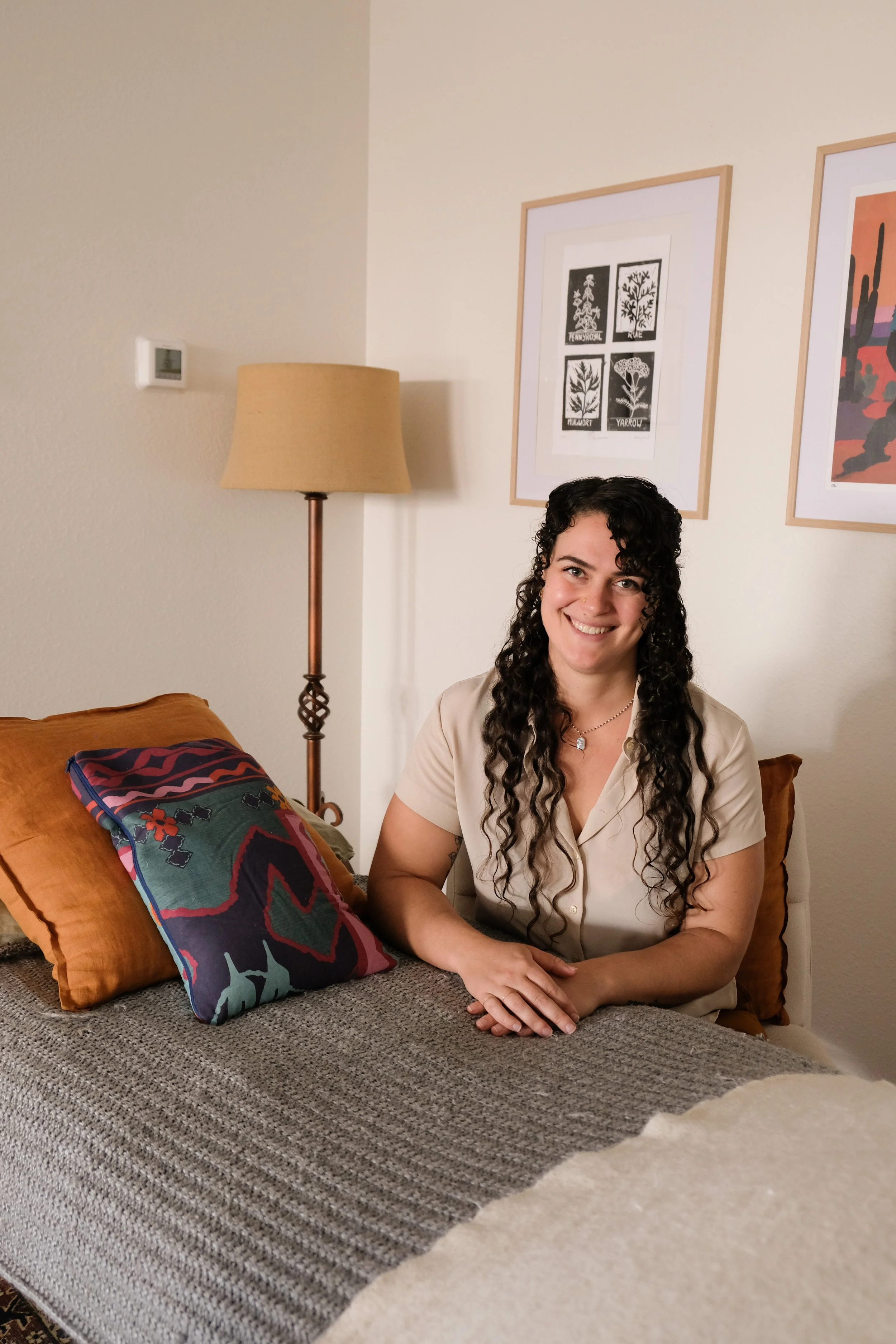 Headshot of Mira Viorst, LPCC somatic therapist offering trauma-informed therapy in California