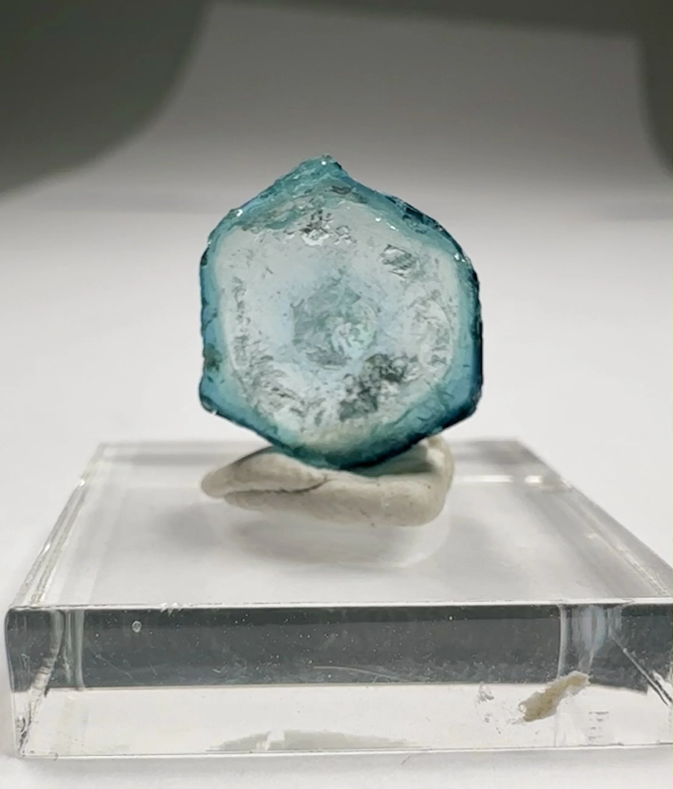 Blue Tourmaline Slice