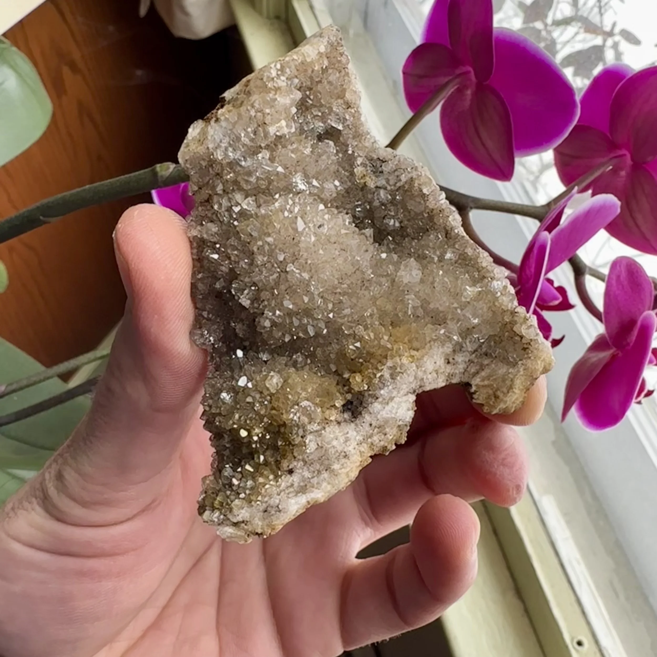 Druzy Herkimer Diamond Cluster Quartz