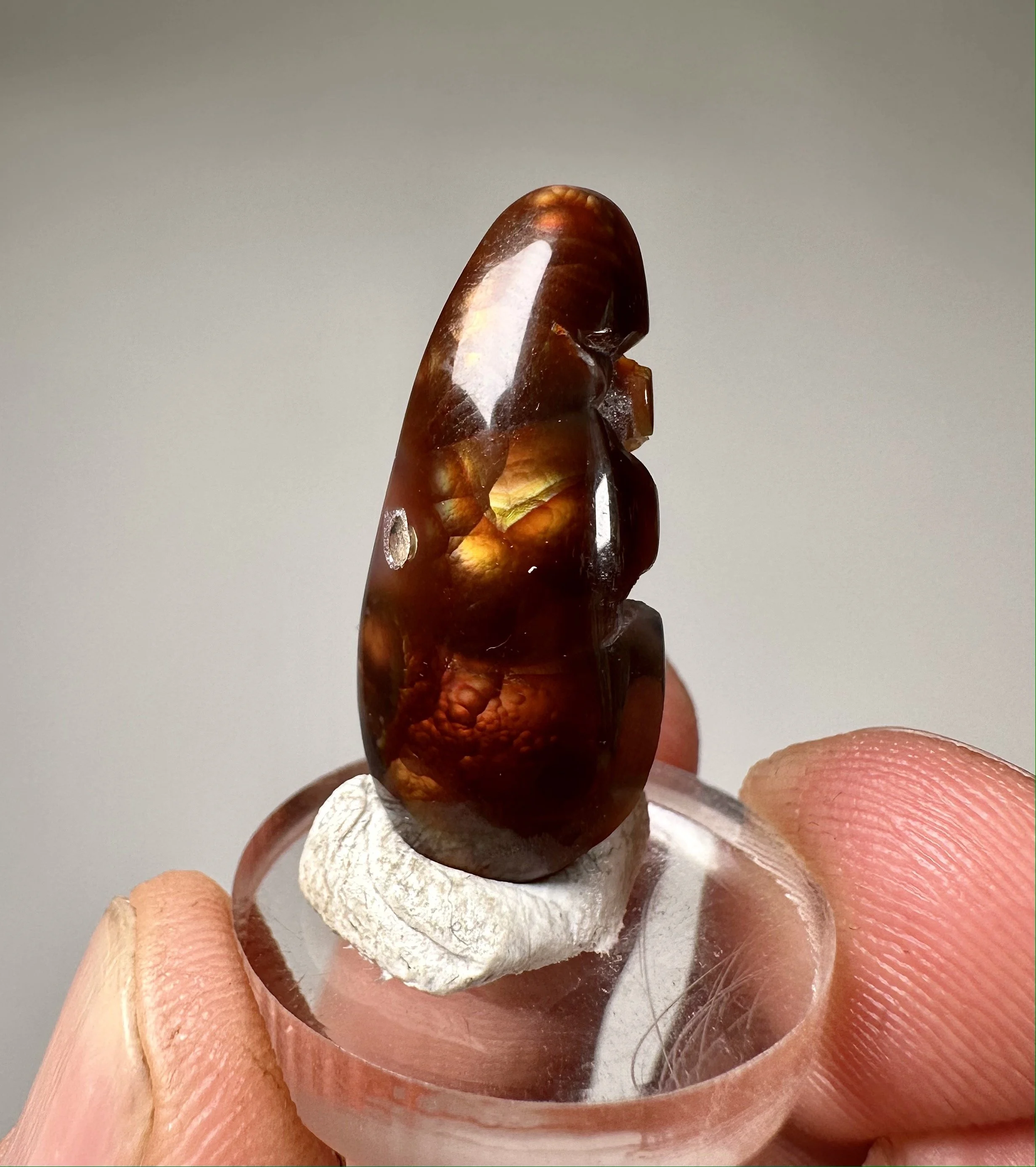 Fire agate, Deer Creek, AZ