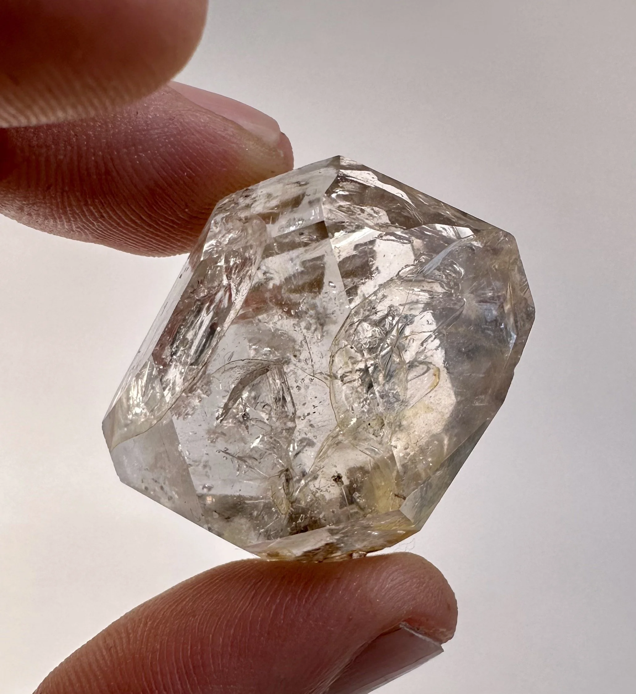 Herkimer Diamond with Enhydro from St. Johnsville, NY 3.JPG
