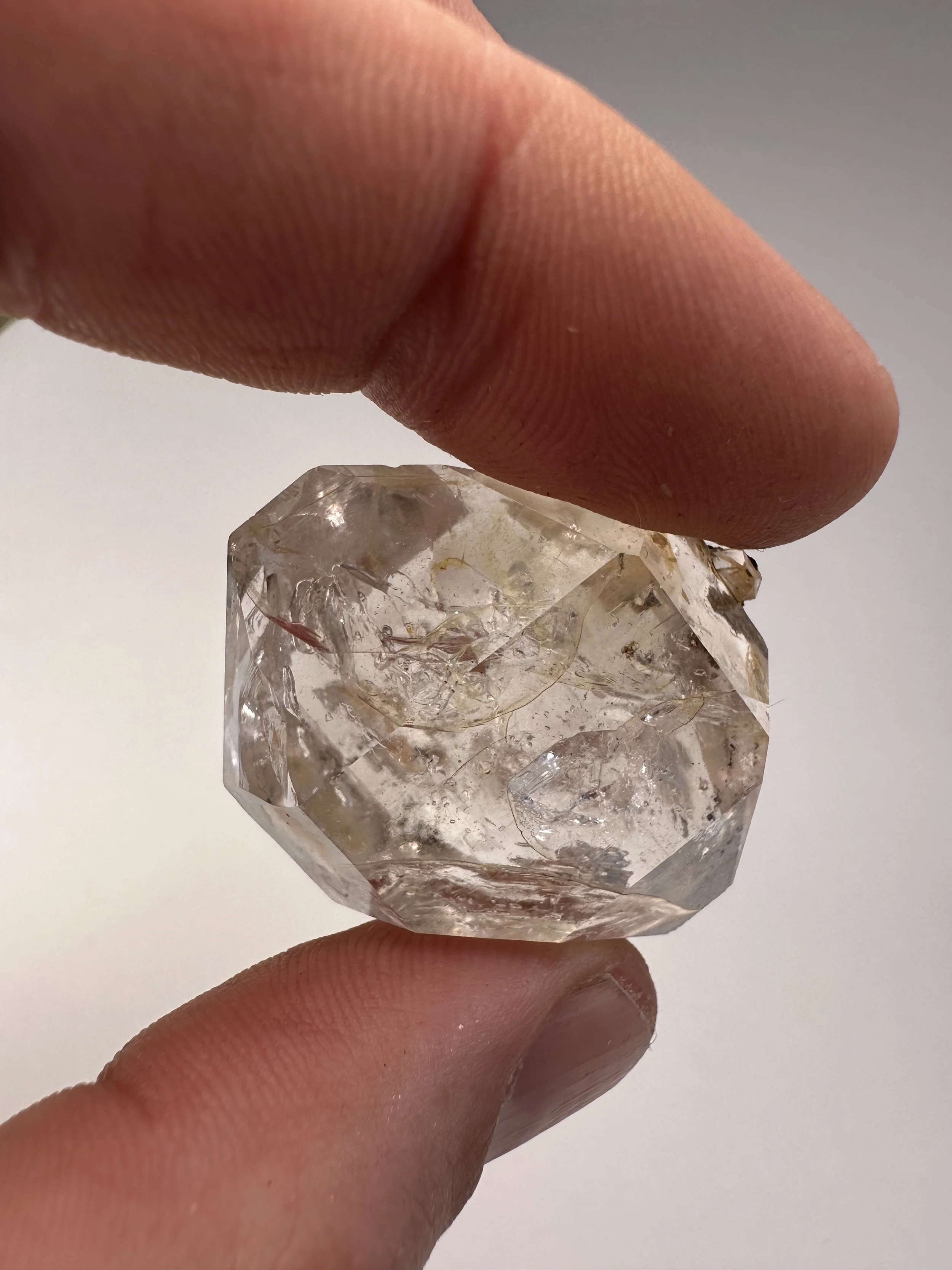 Herkimer Diamond with Enhydro from St. Johnsville, NY