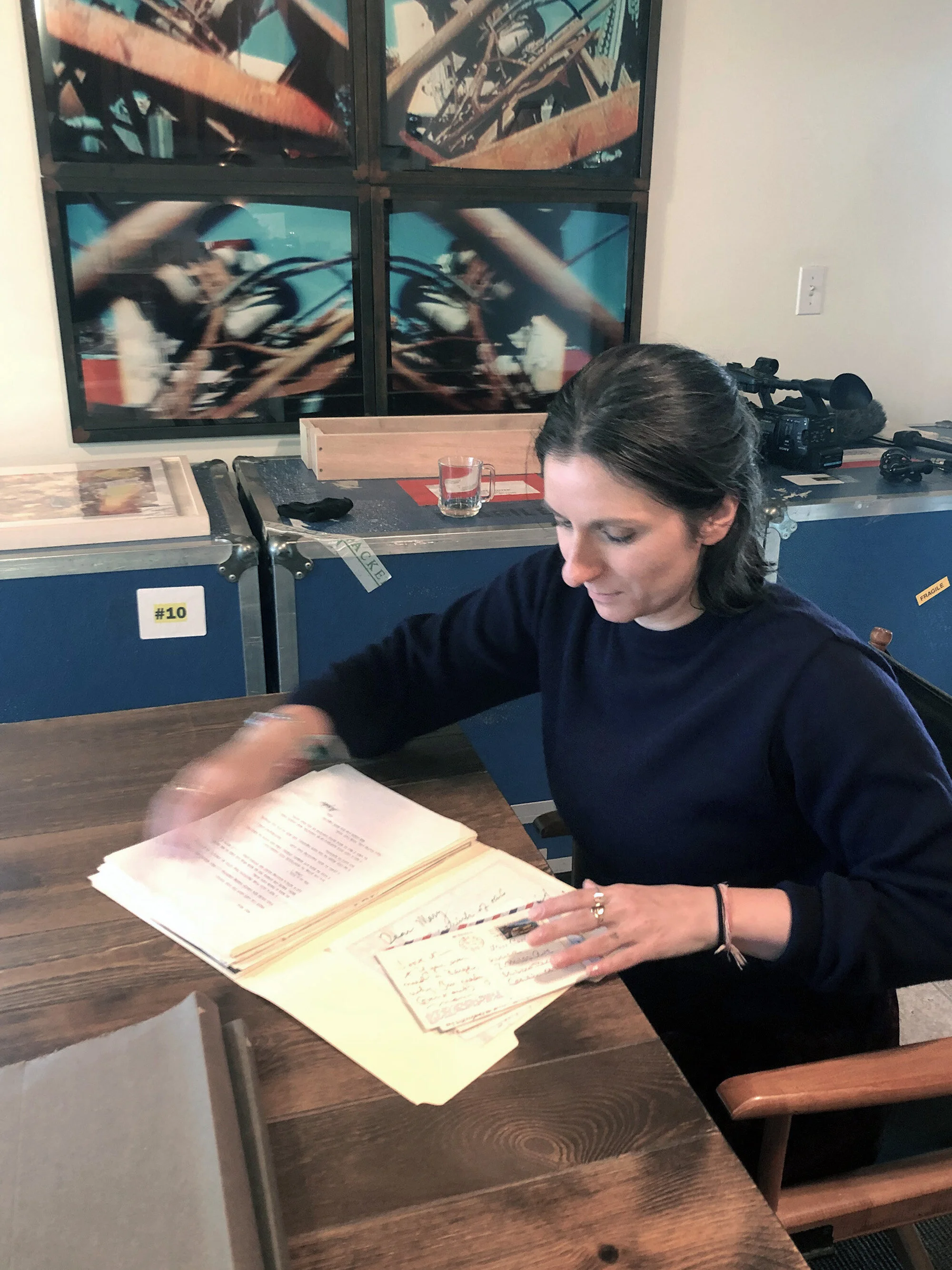  Helena Shaskevich, researching feminist video collectives 