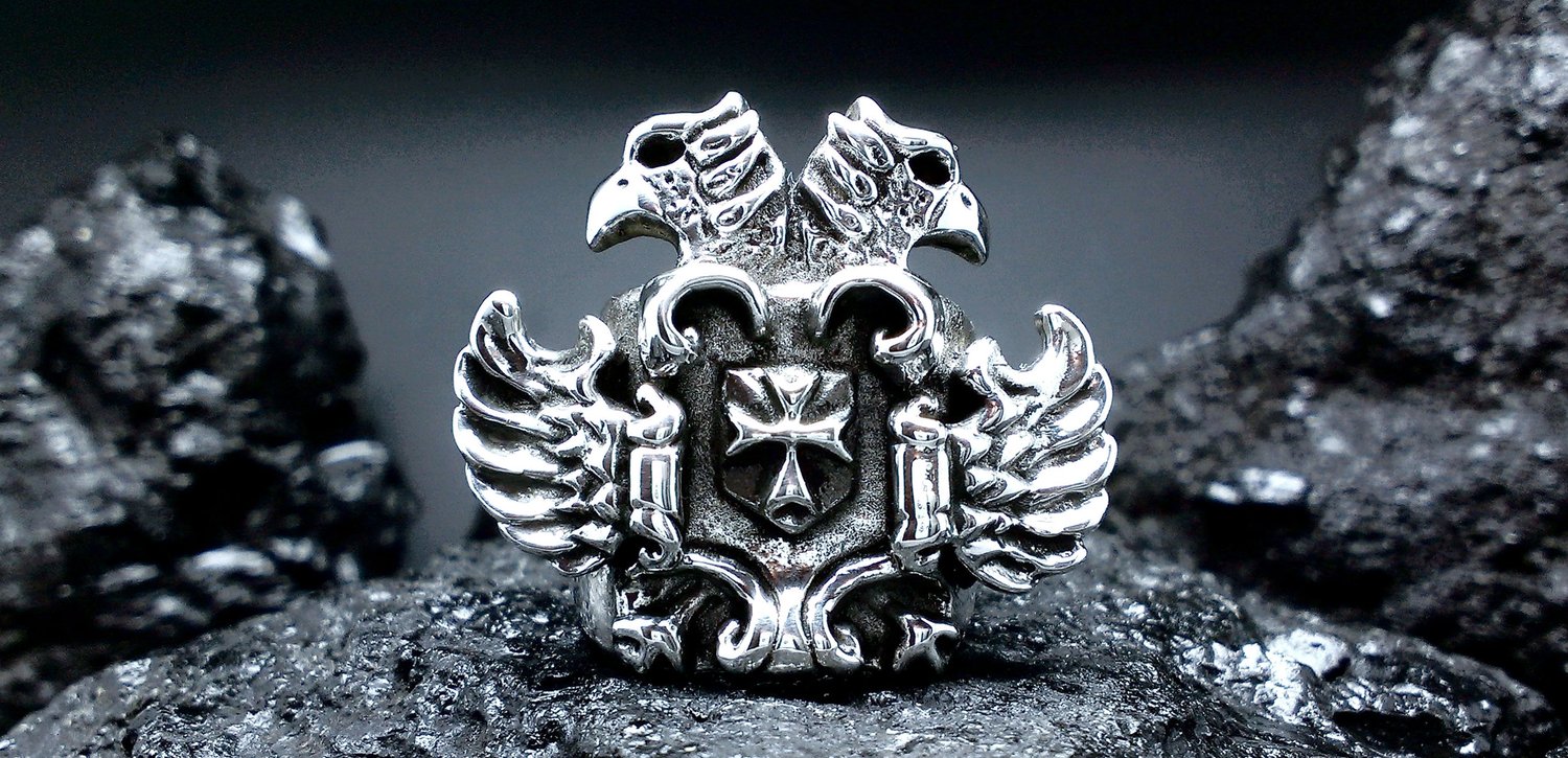 Double-Headed Falcon Crest — Light Armor Studios - Main Image