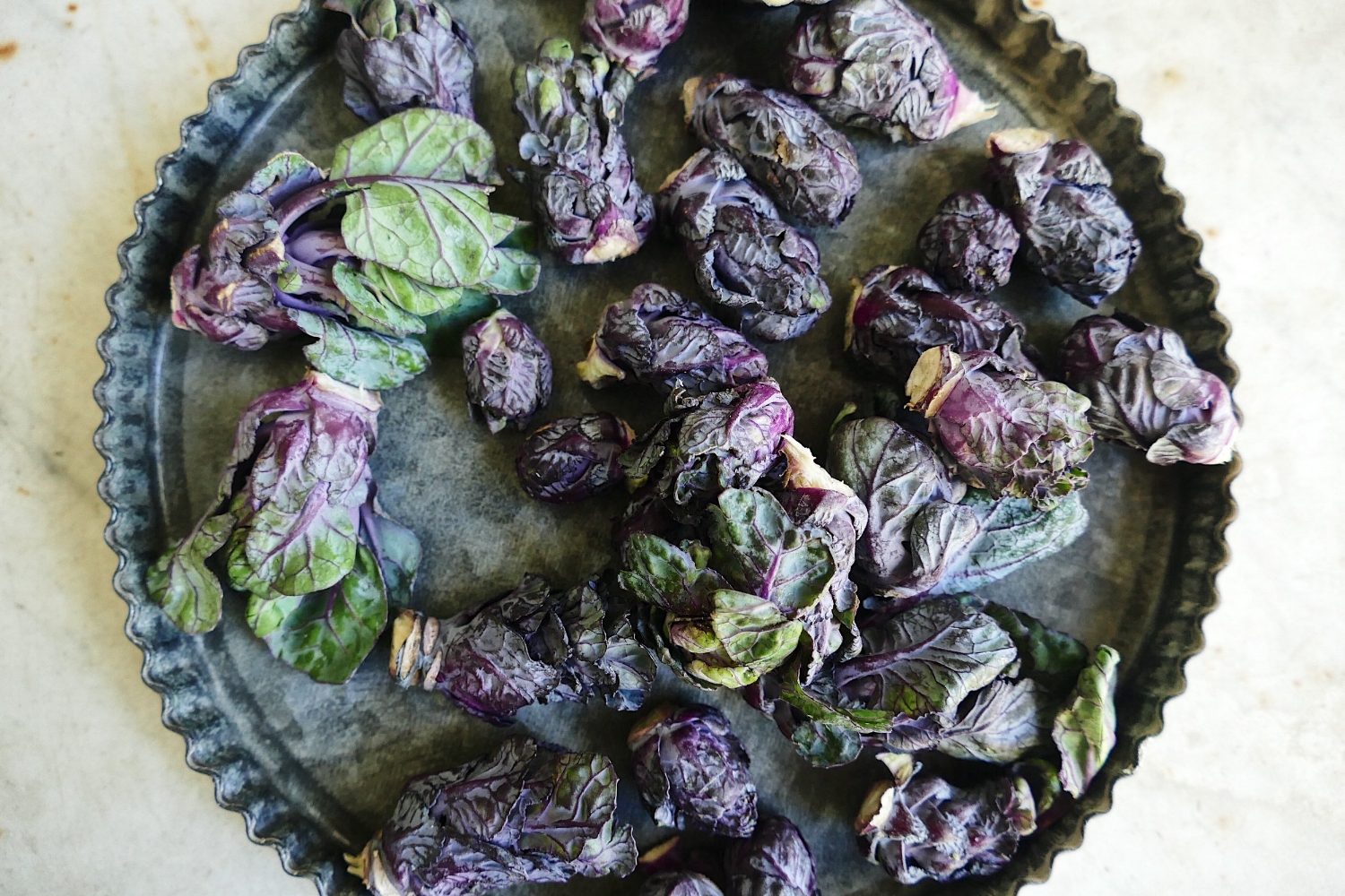 Purple Brussel Sprouts