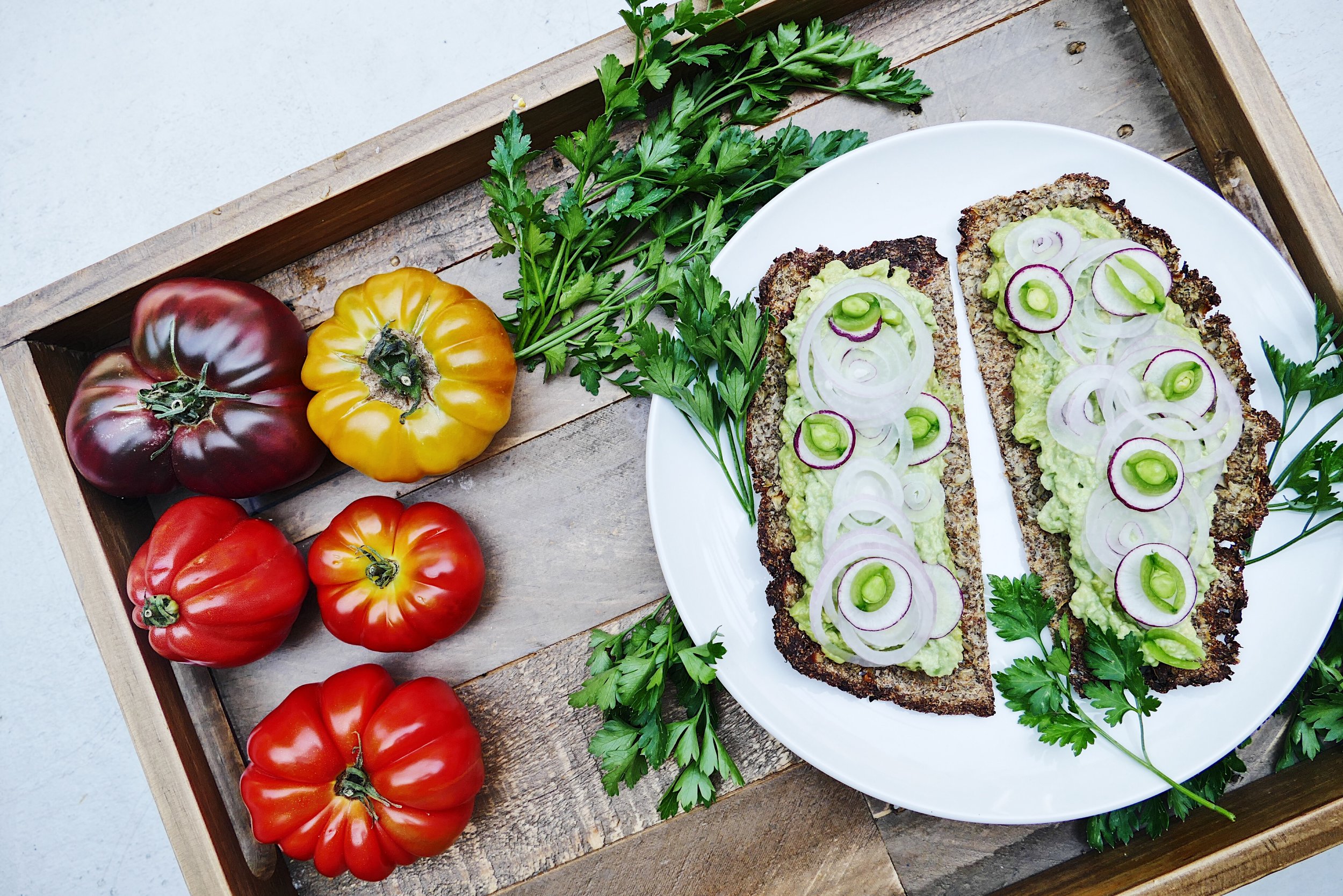 Avacado Toast on Gluten Free Bread