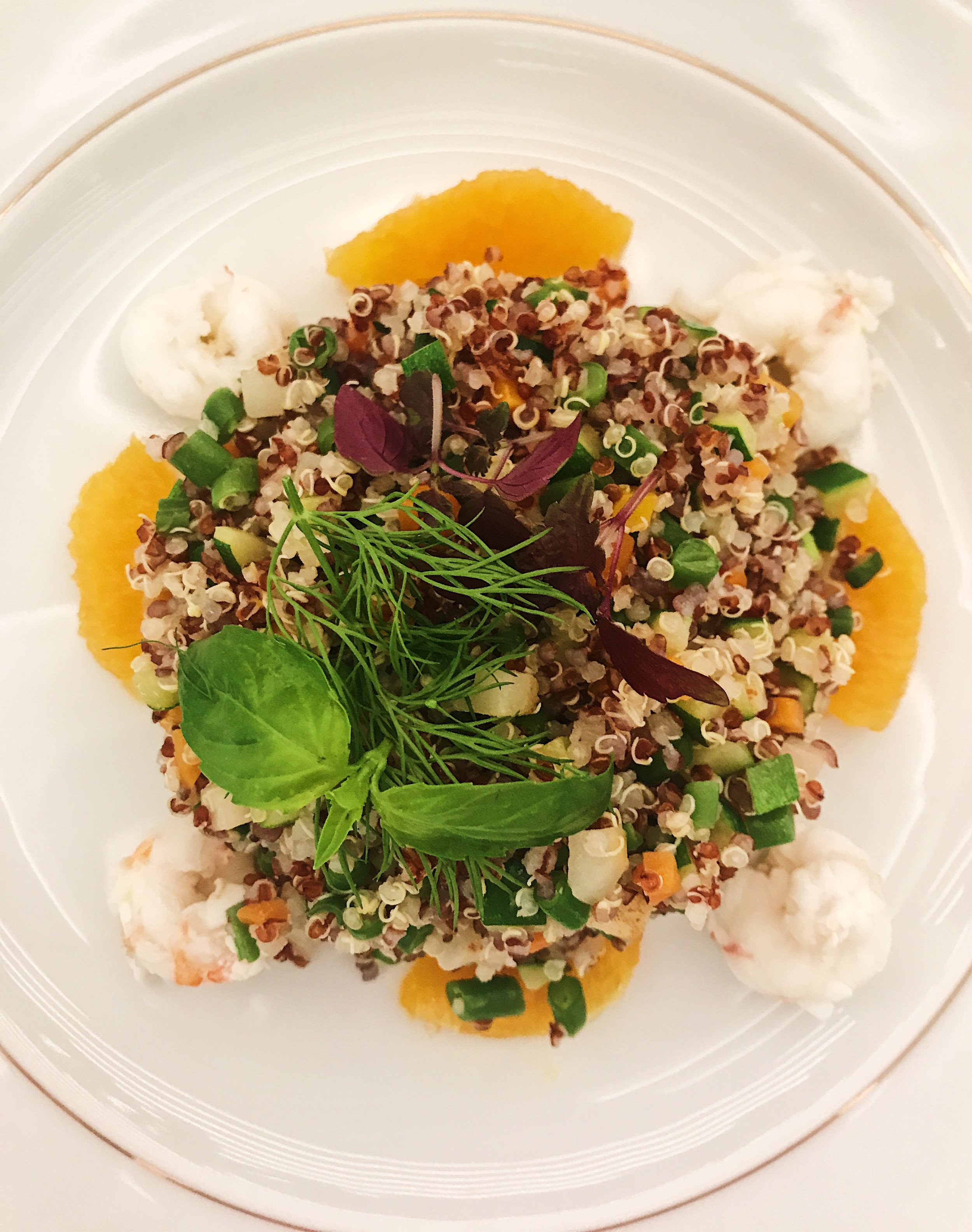 Quinoa Salad with Shrimp, Marchesi