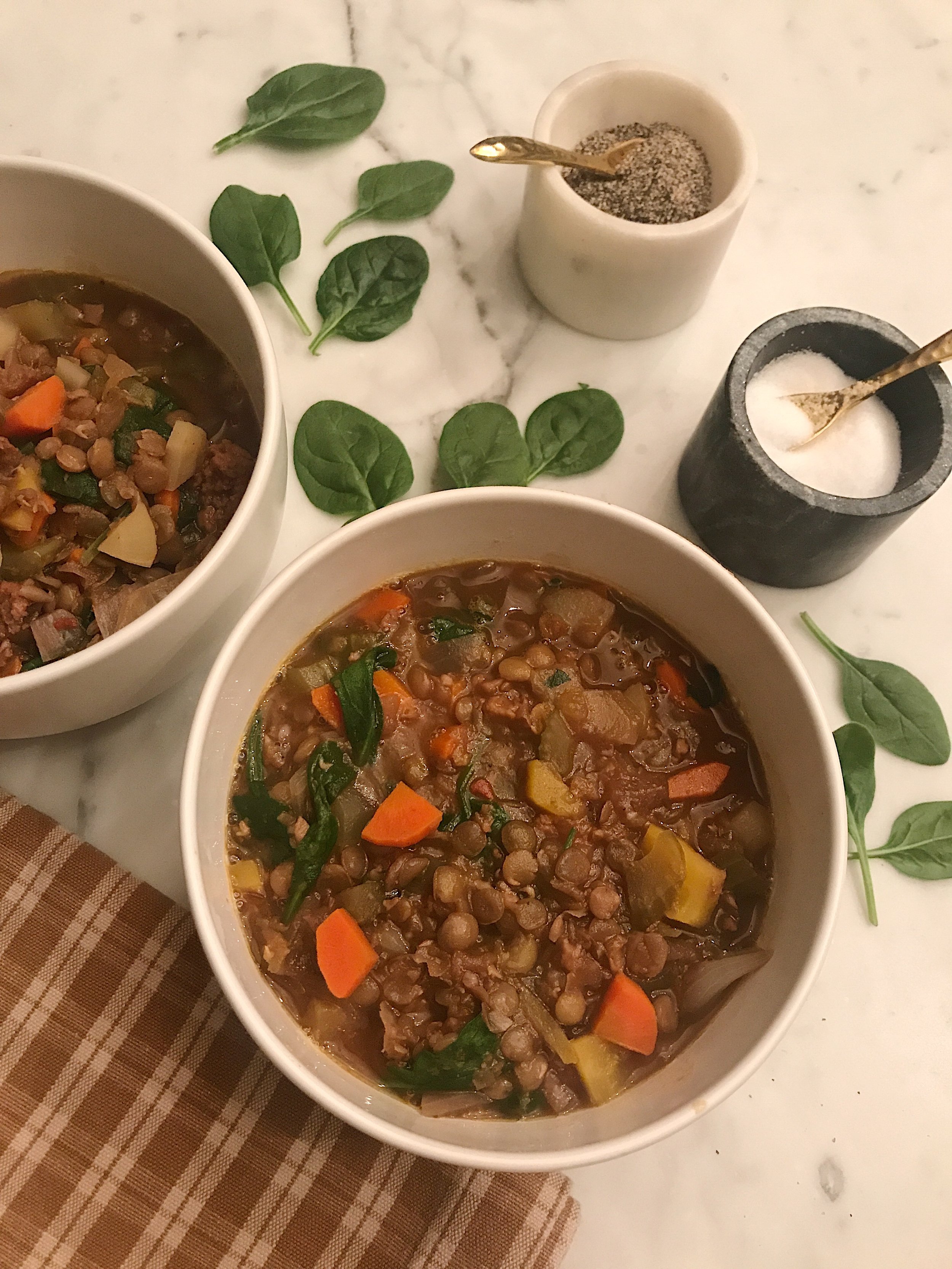 Lentil and Sausage Soup