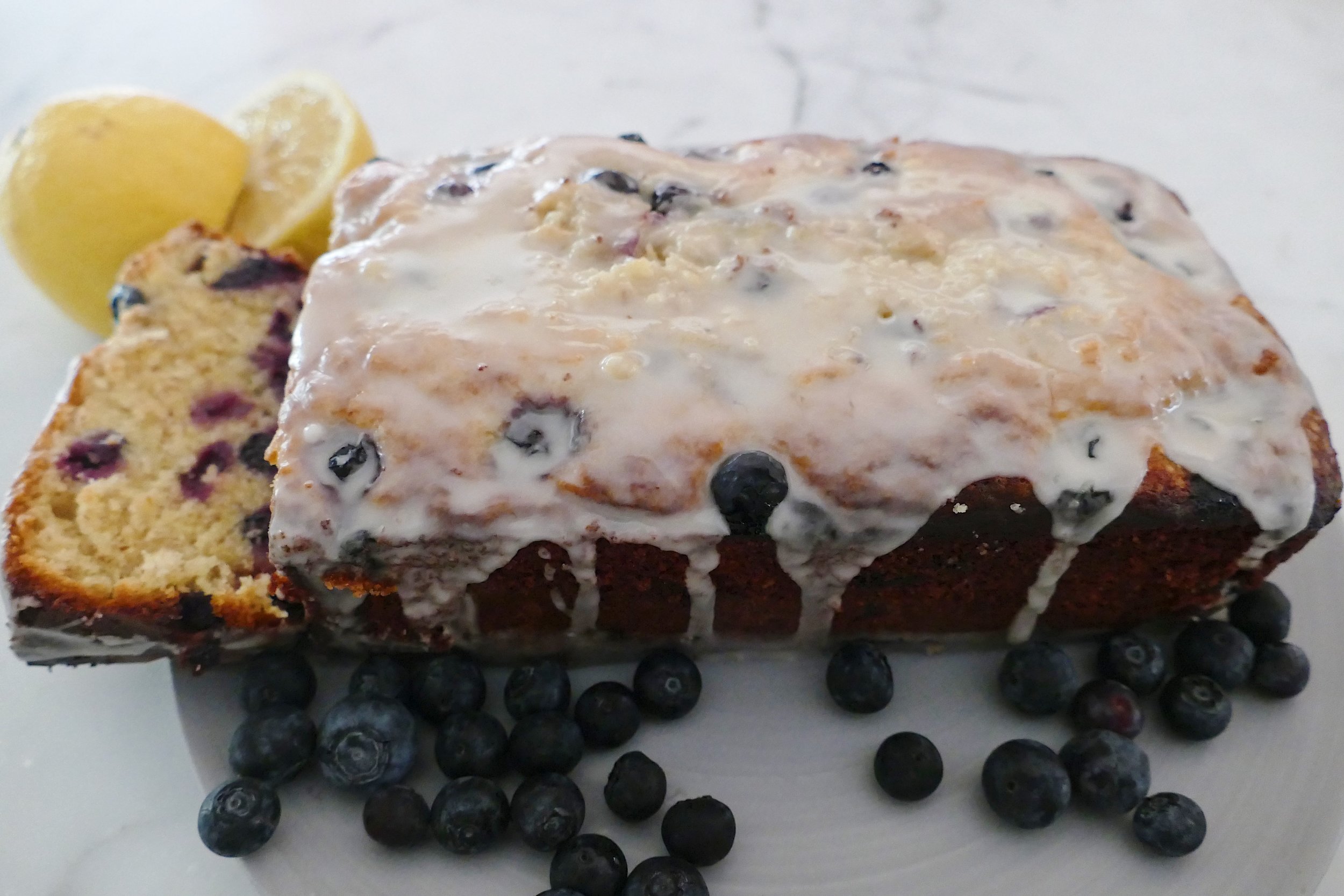 Blueberry, Almond and Lemon Cake