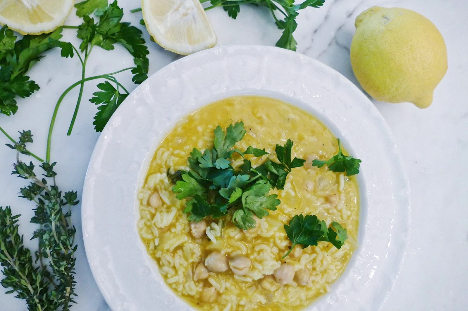Lemon and Rice Soup