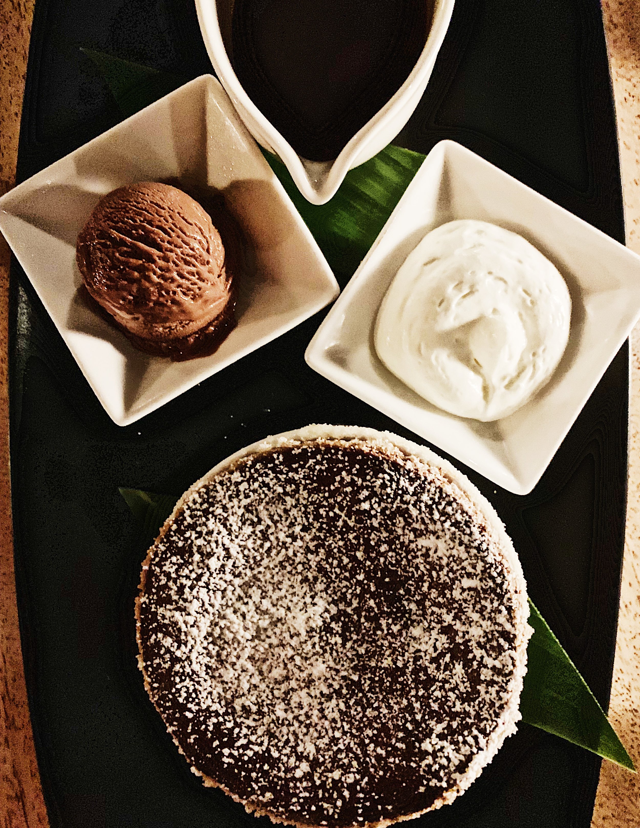 Chocolate Soufflé; Four Seasons Lanai, Hawaii