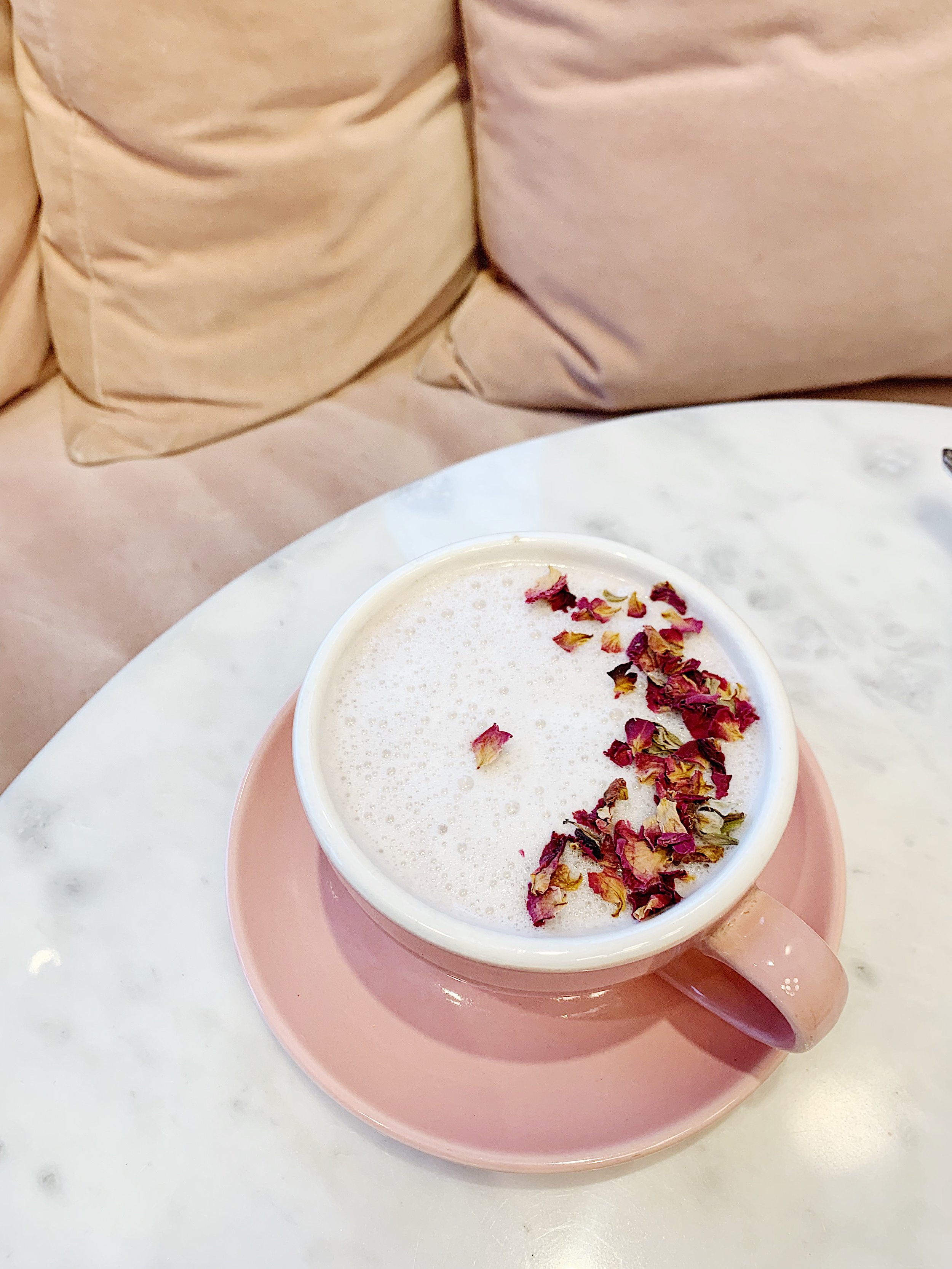 Hibiscus Rose Tisane; Sweet Laurel Bakery, Pacific Palisades, CA