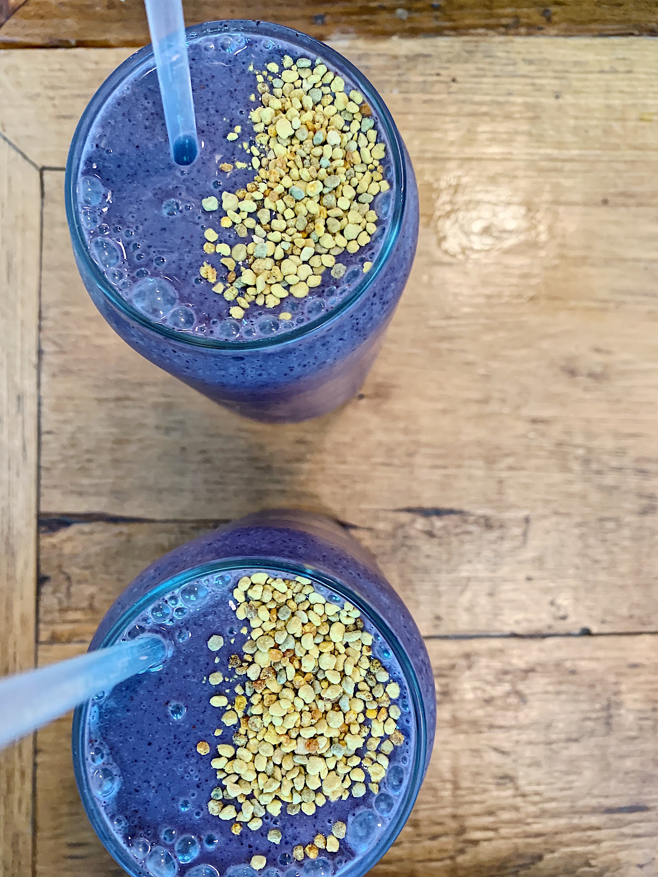 Purple Rain Smoothie; LB Kitchen, Portland, ME