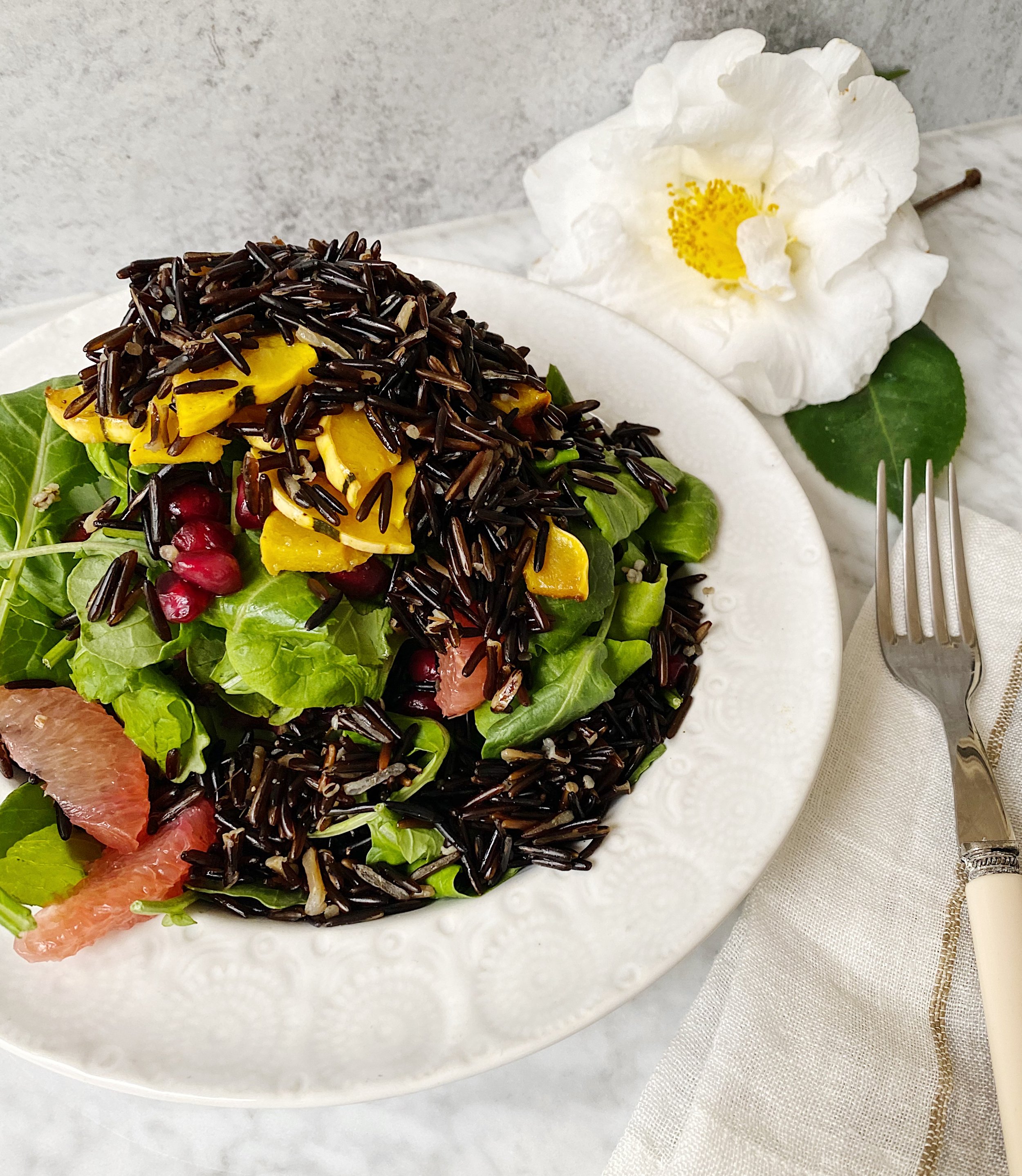 Delicata Squash and Wild Rice Salad