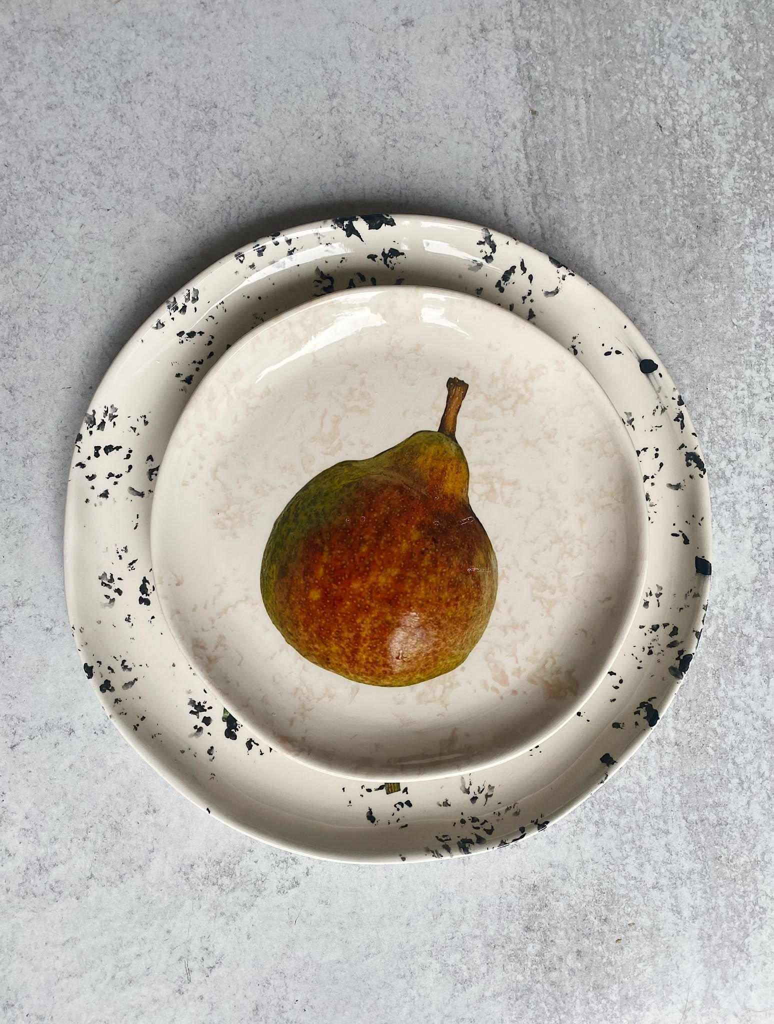 Pear Ceramic Small Plate