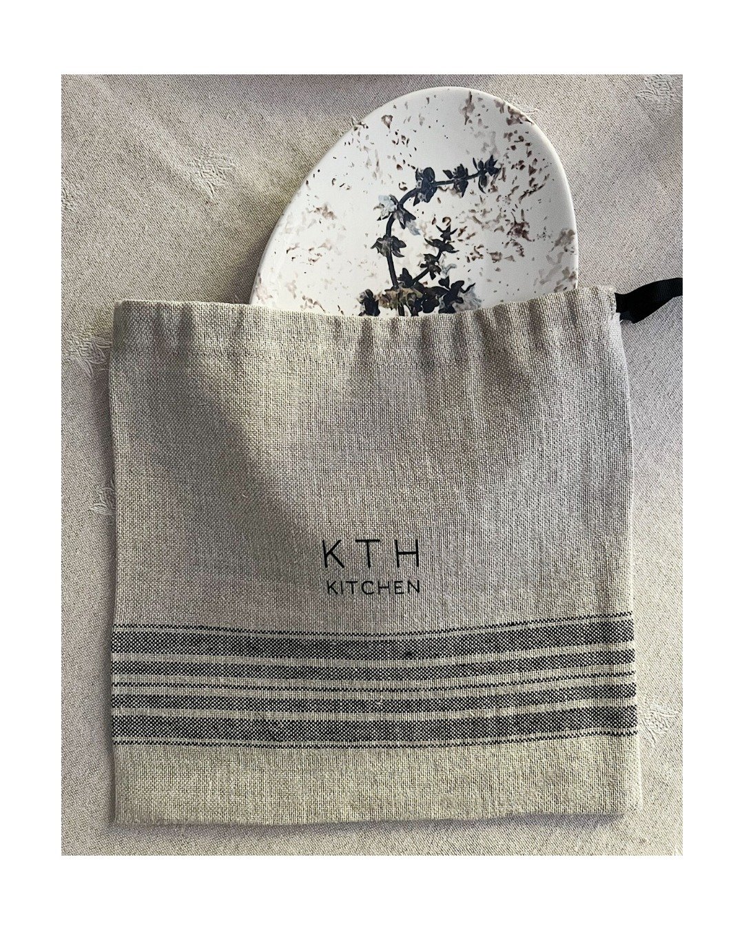 Reusable French Linen Bag with each KTH Kitchen Ceramic