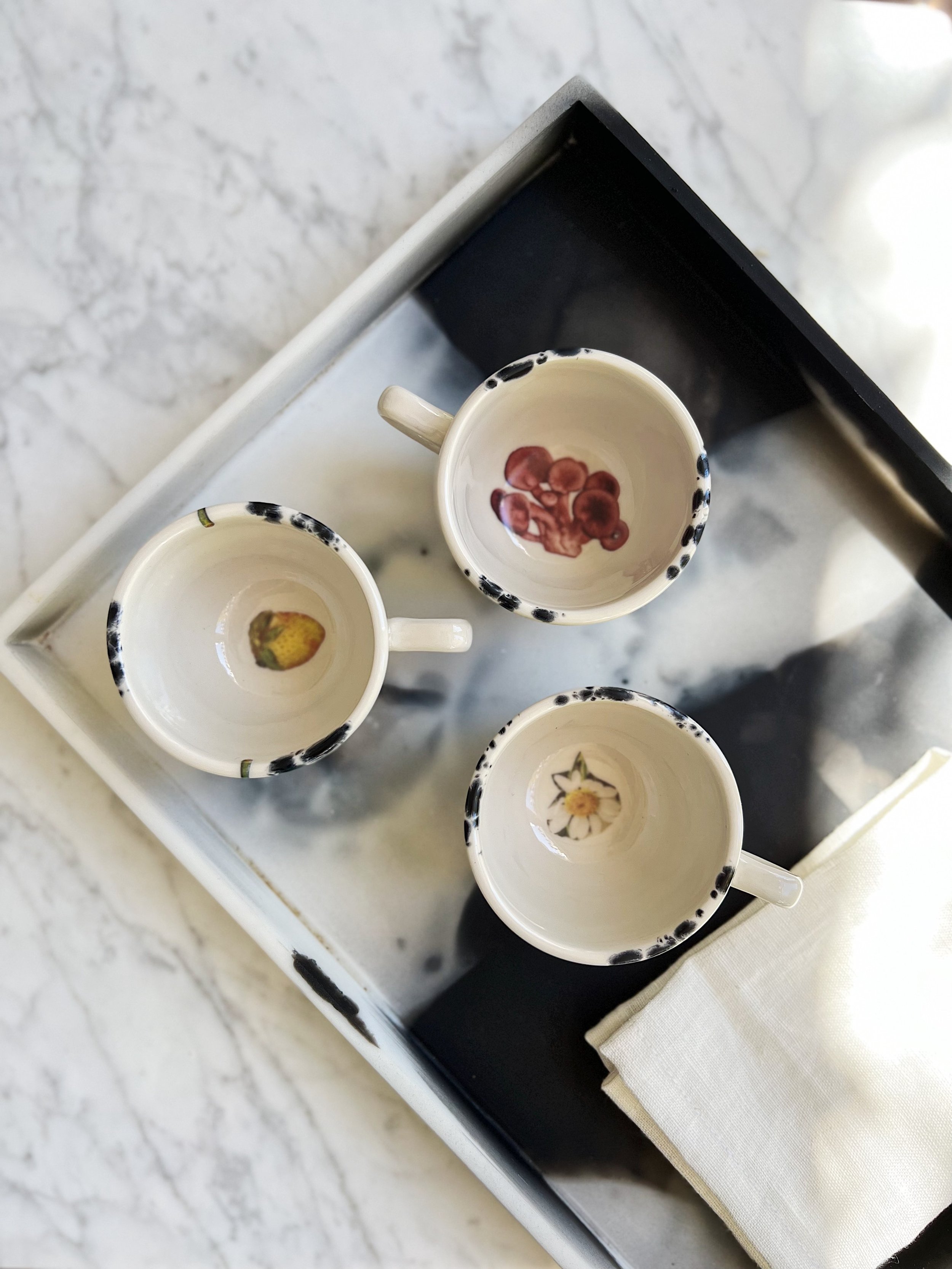 Vintage Ceramic Espresso Cups