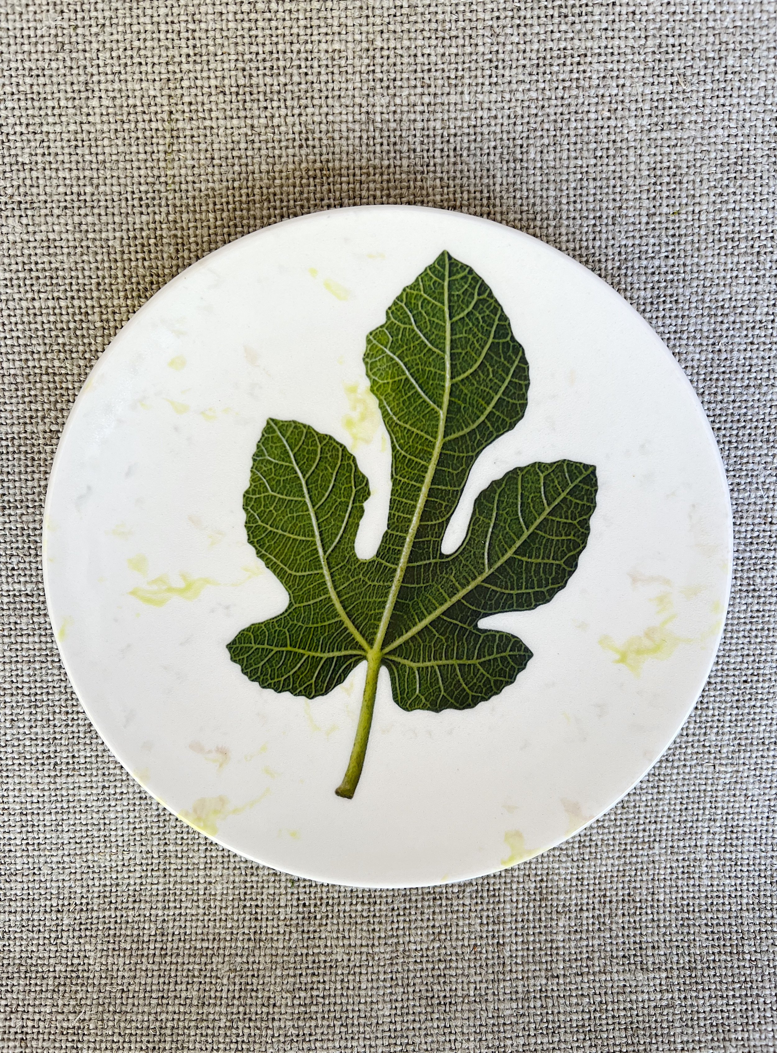 Fig Leaf Ceramic Petite Dish