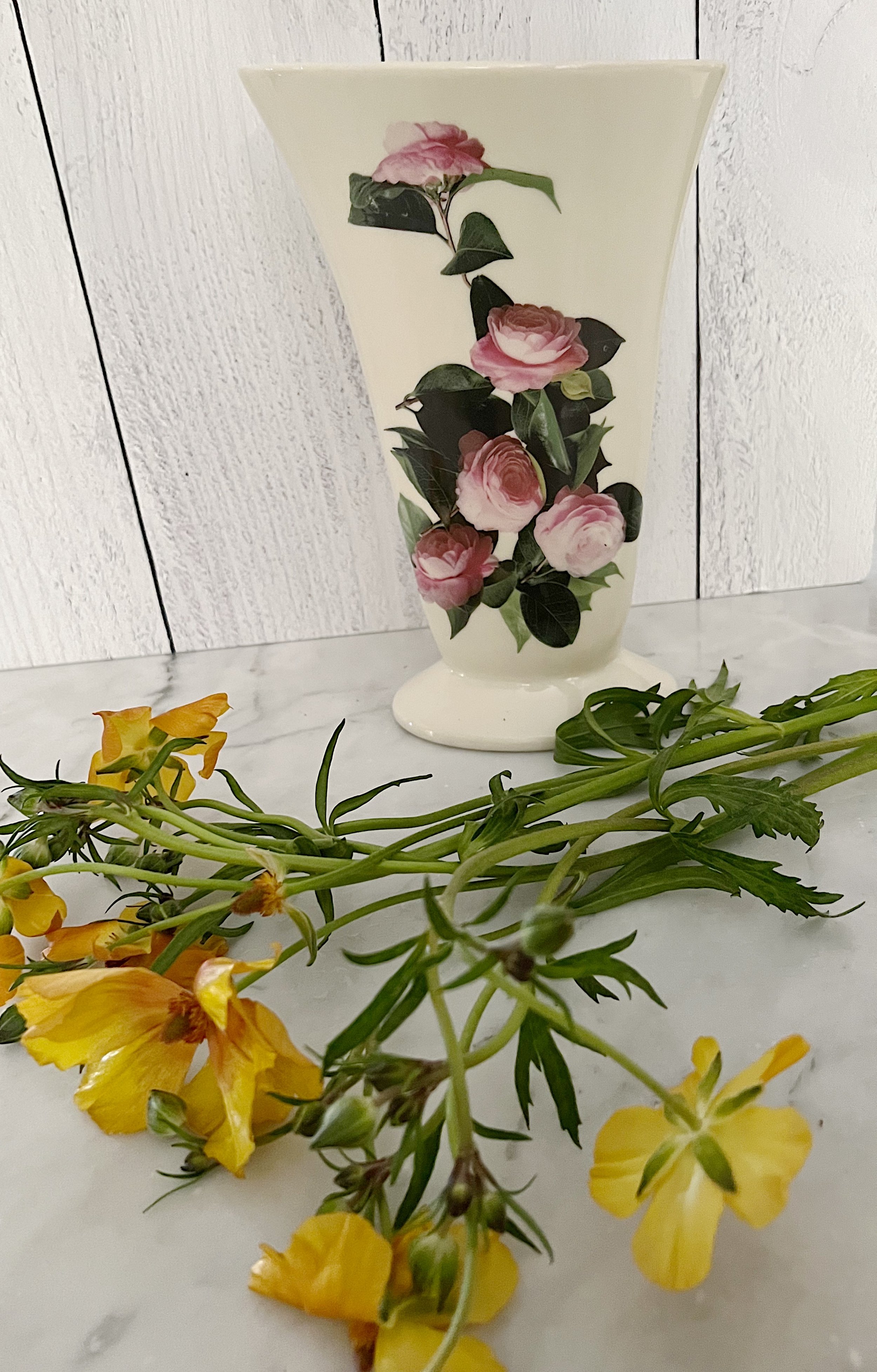 Camellia Ceramic Vase