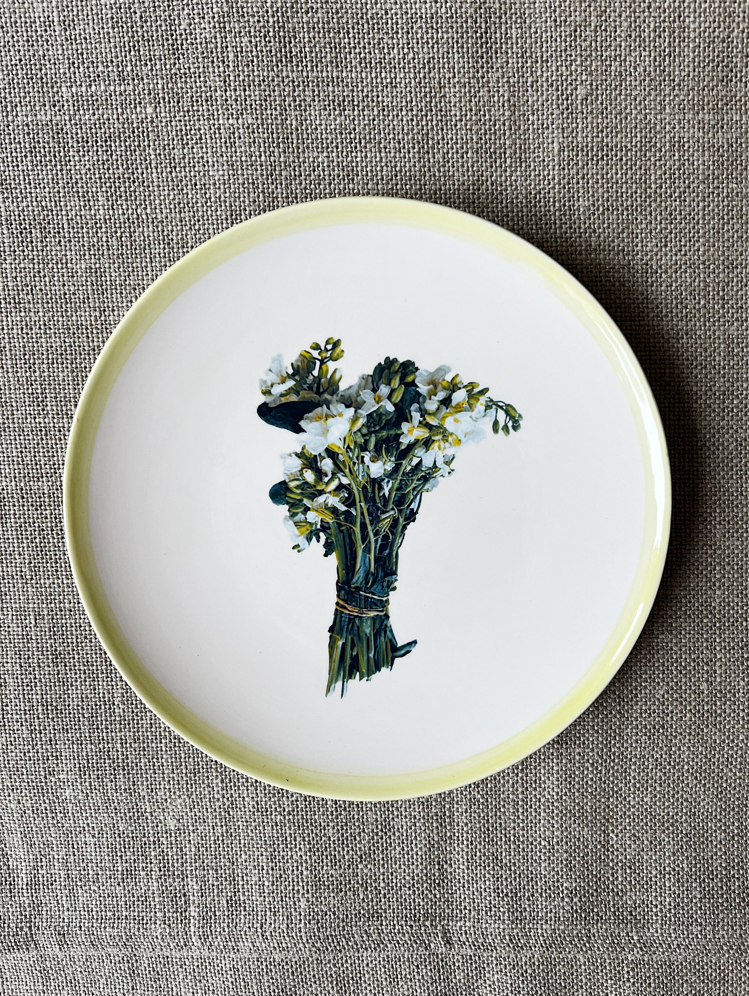 Herb Bunch Ceramic Small Plate