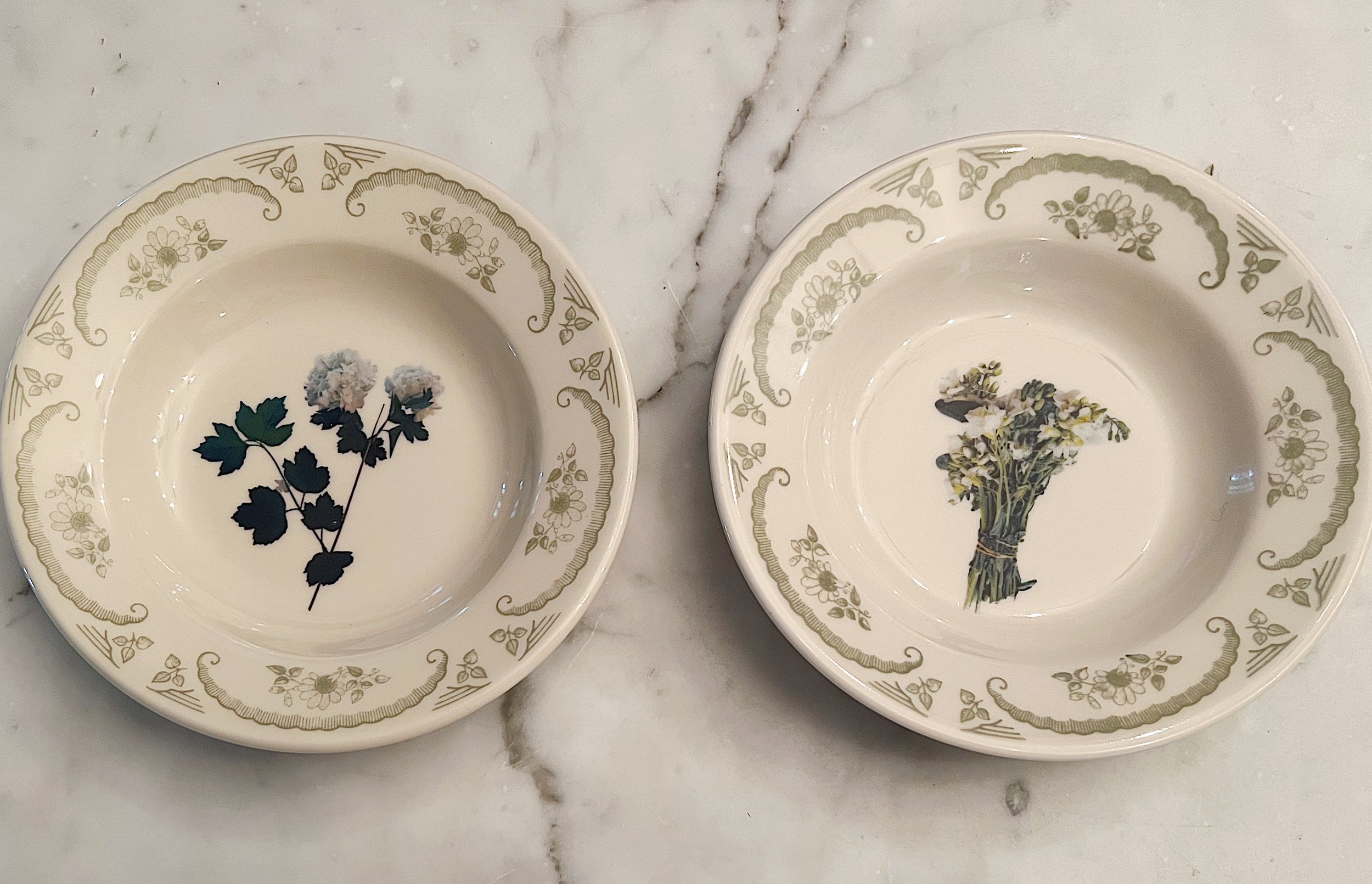 Vintage Set of Ceramic Small Plates