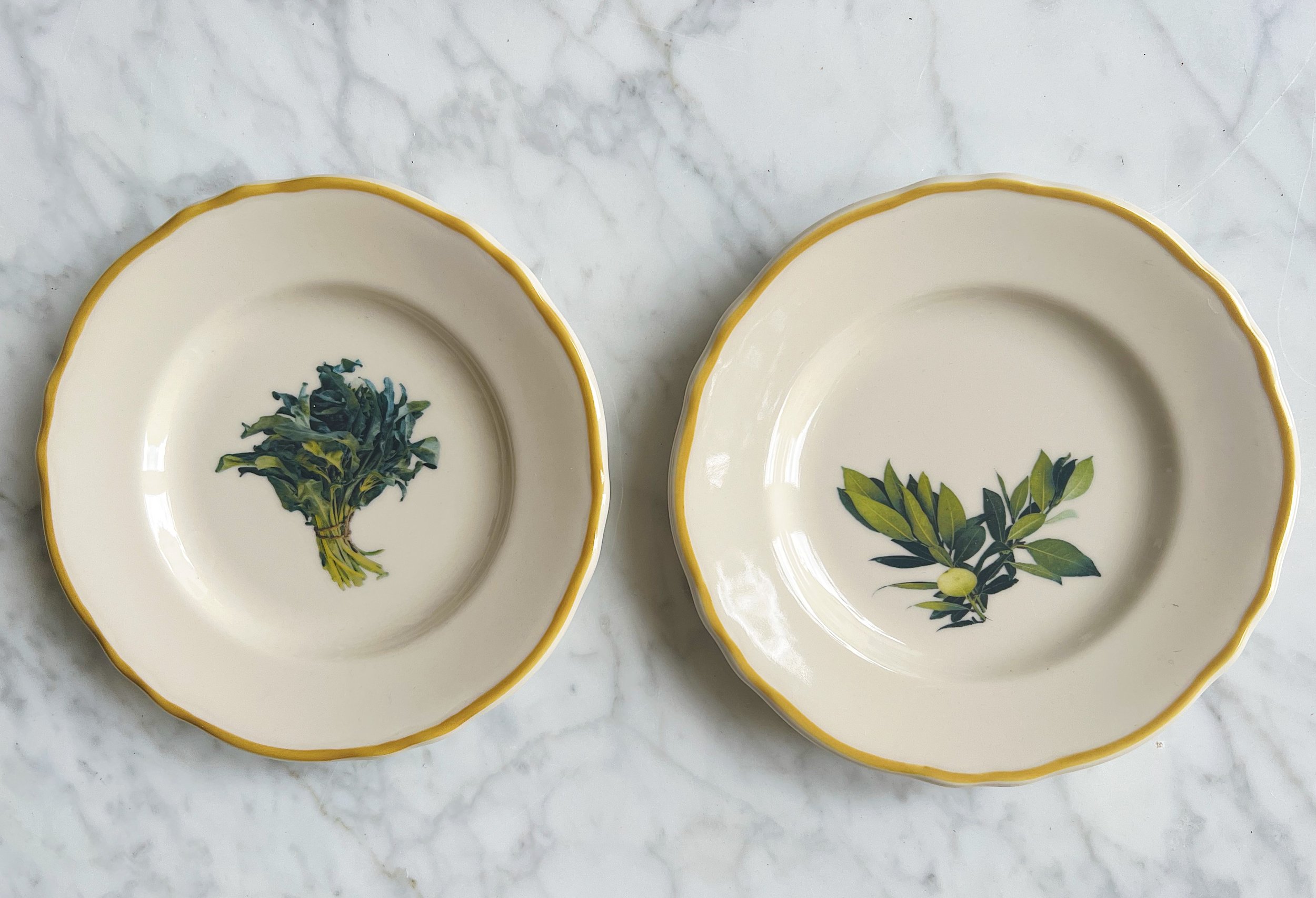 Vintage Set of Ceramics Small Plates
