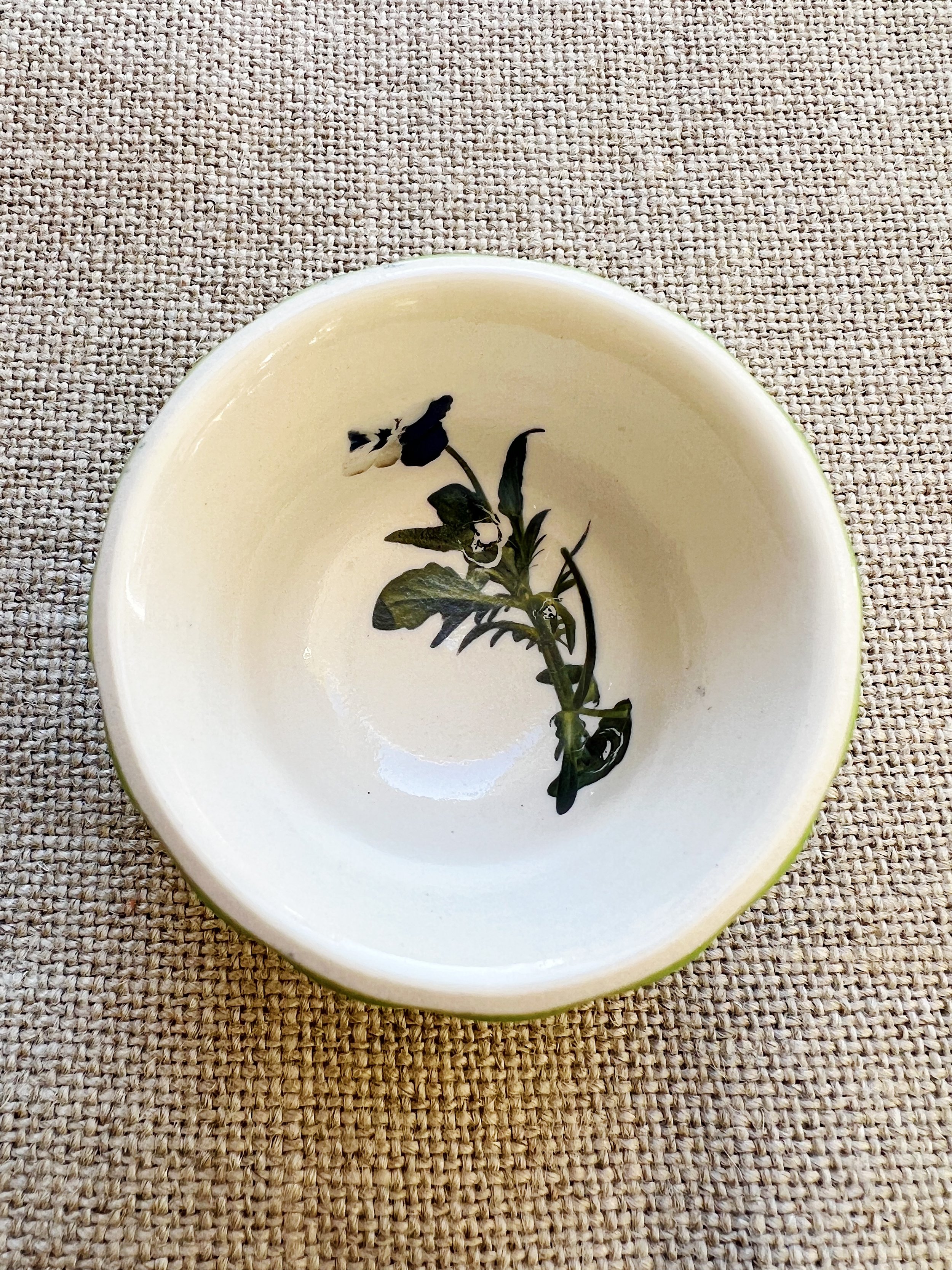 Vintage Viola Ceramic Petite Dish