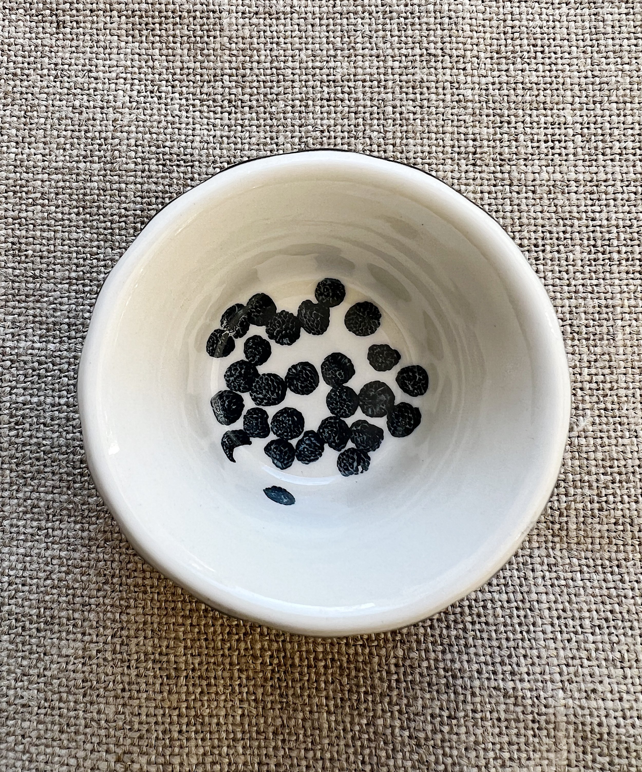 Vintage Blackberry Ceramic Petite Dish