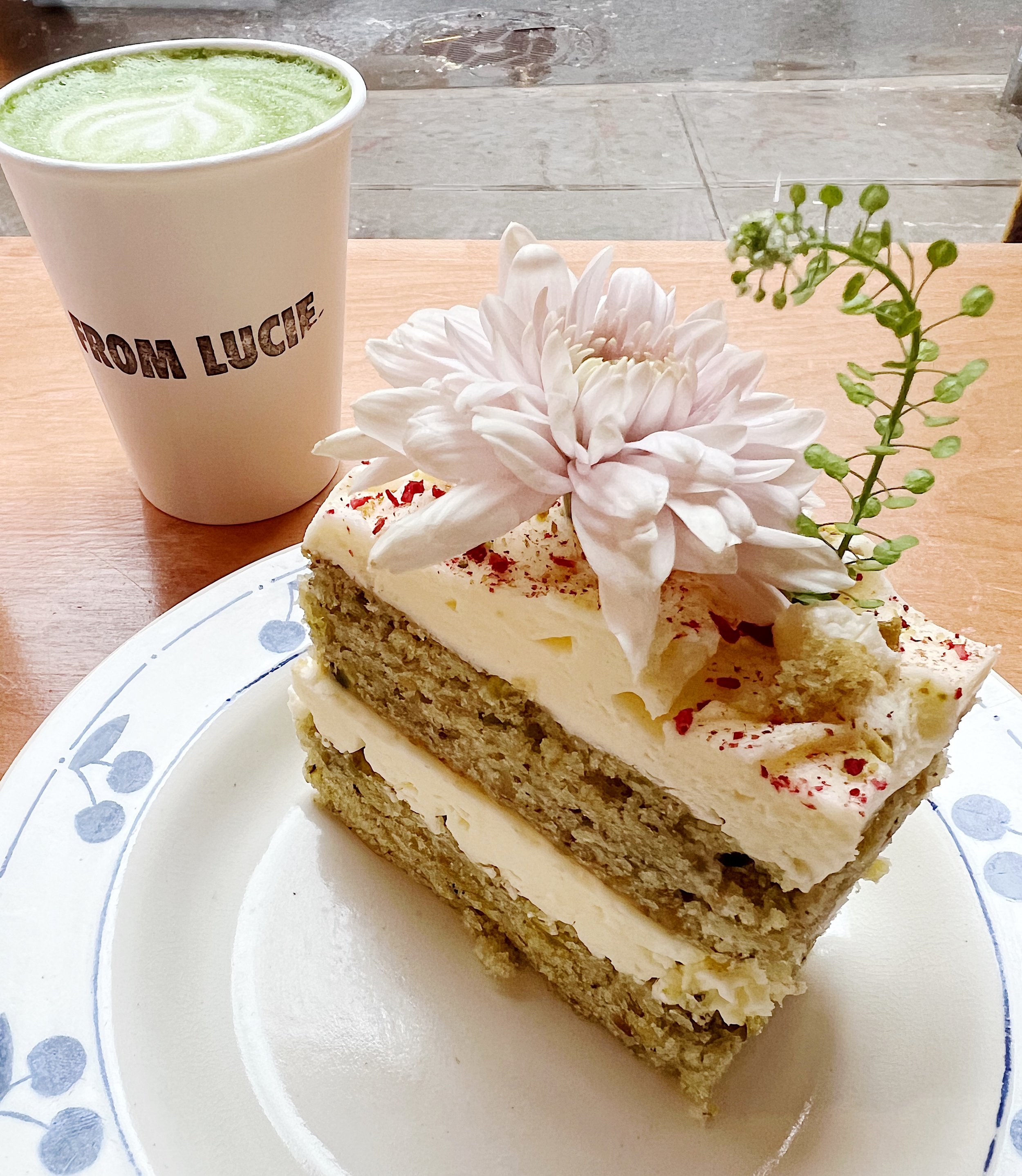 Pistachio Cake, From Lucie, New York City