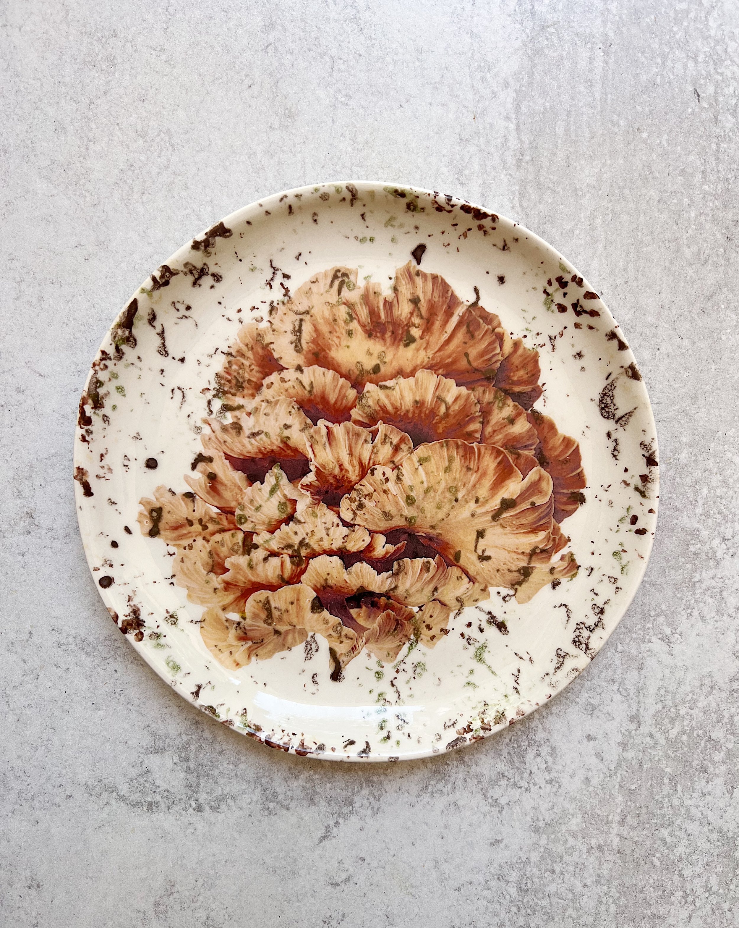 Mushroom Ceramic Small Plate