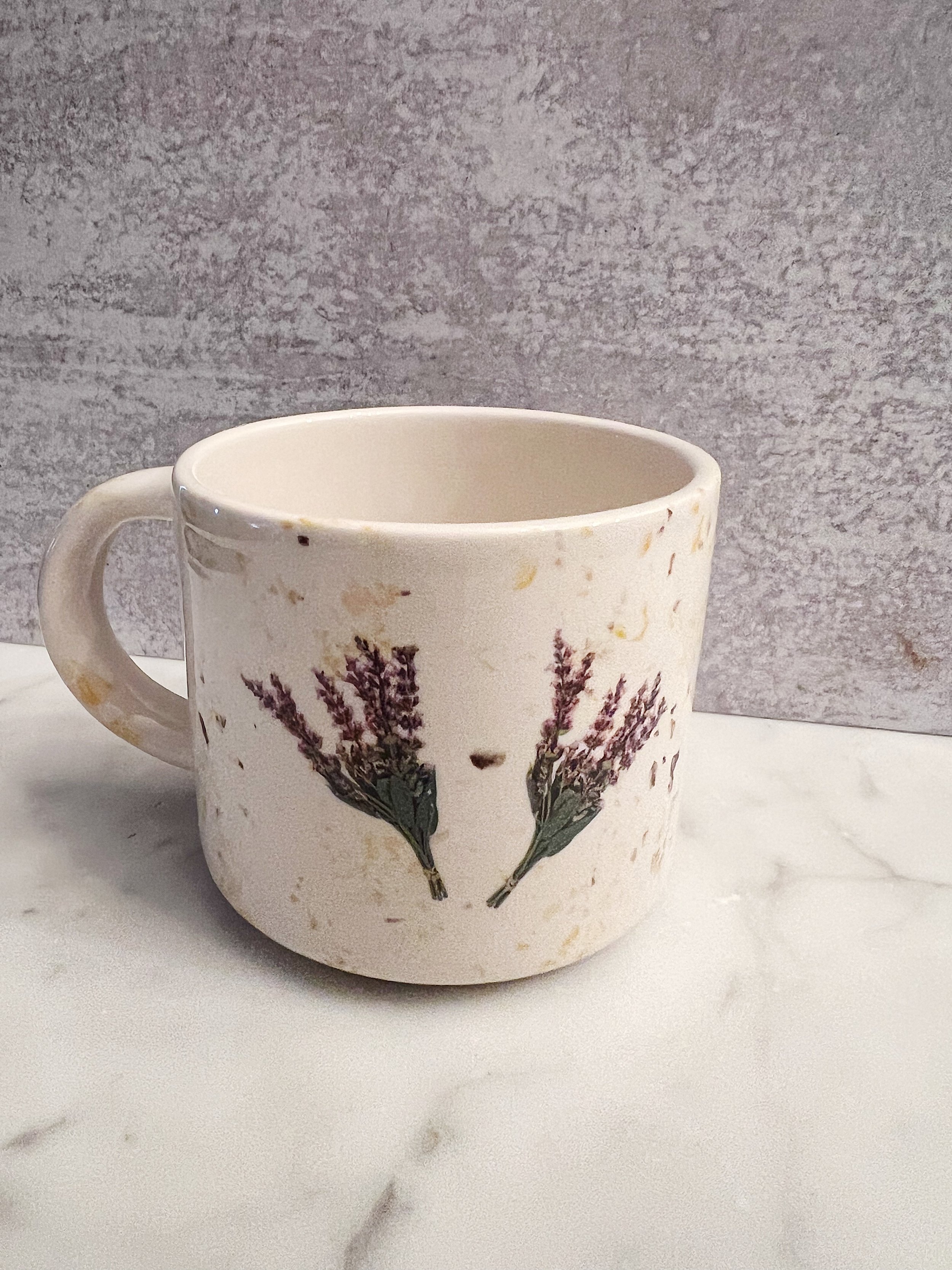 Blooming Sage Ceramic Large Mug