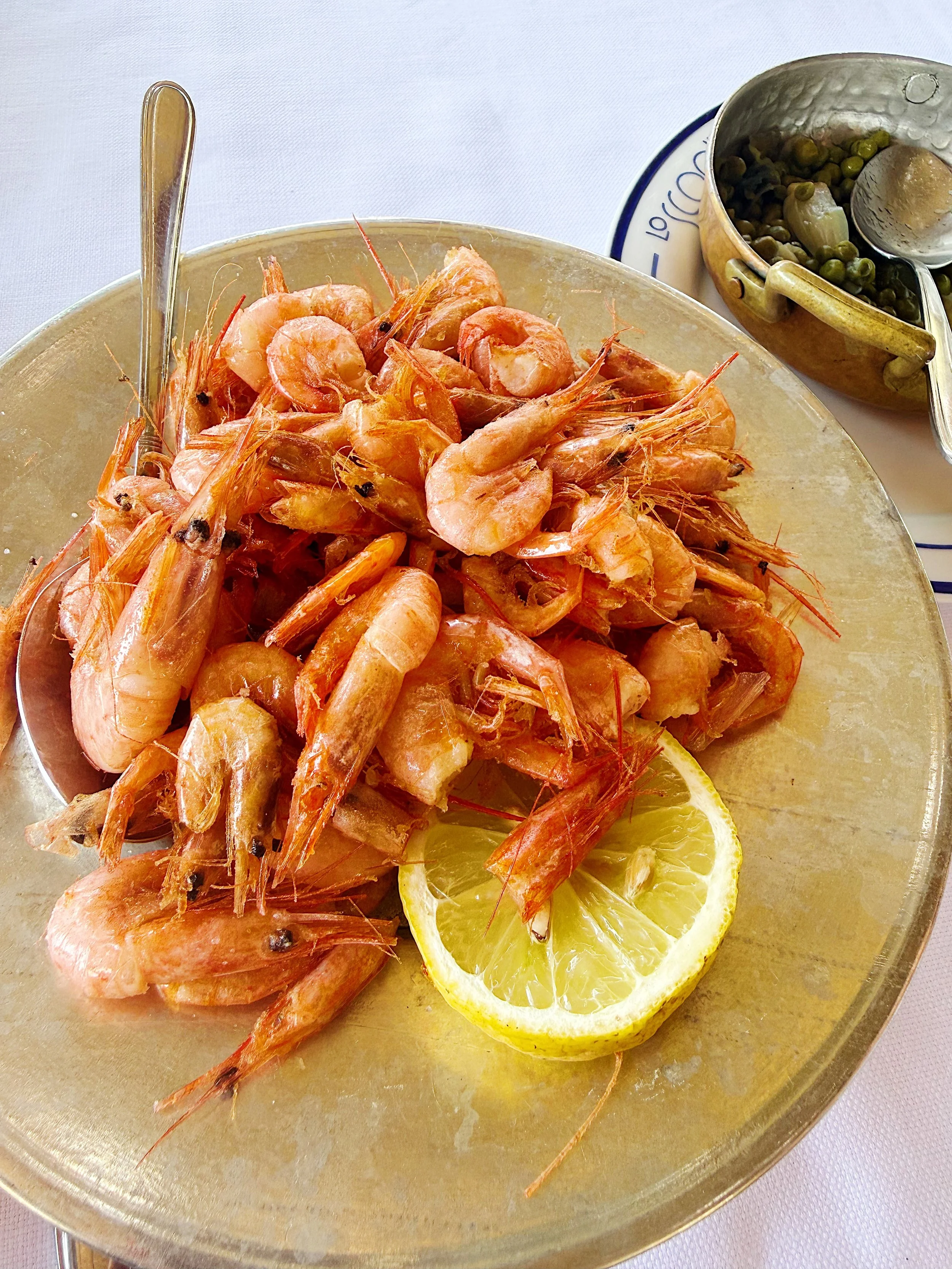 Shrimps, Lo Scoglio, Nerano, Italy