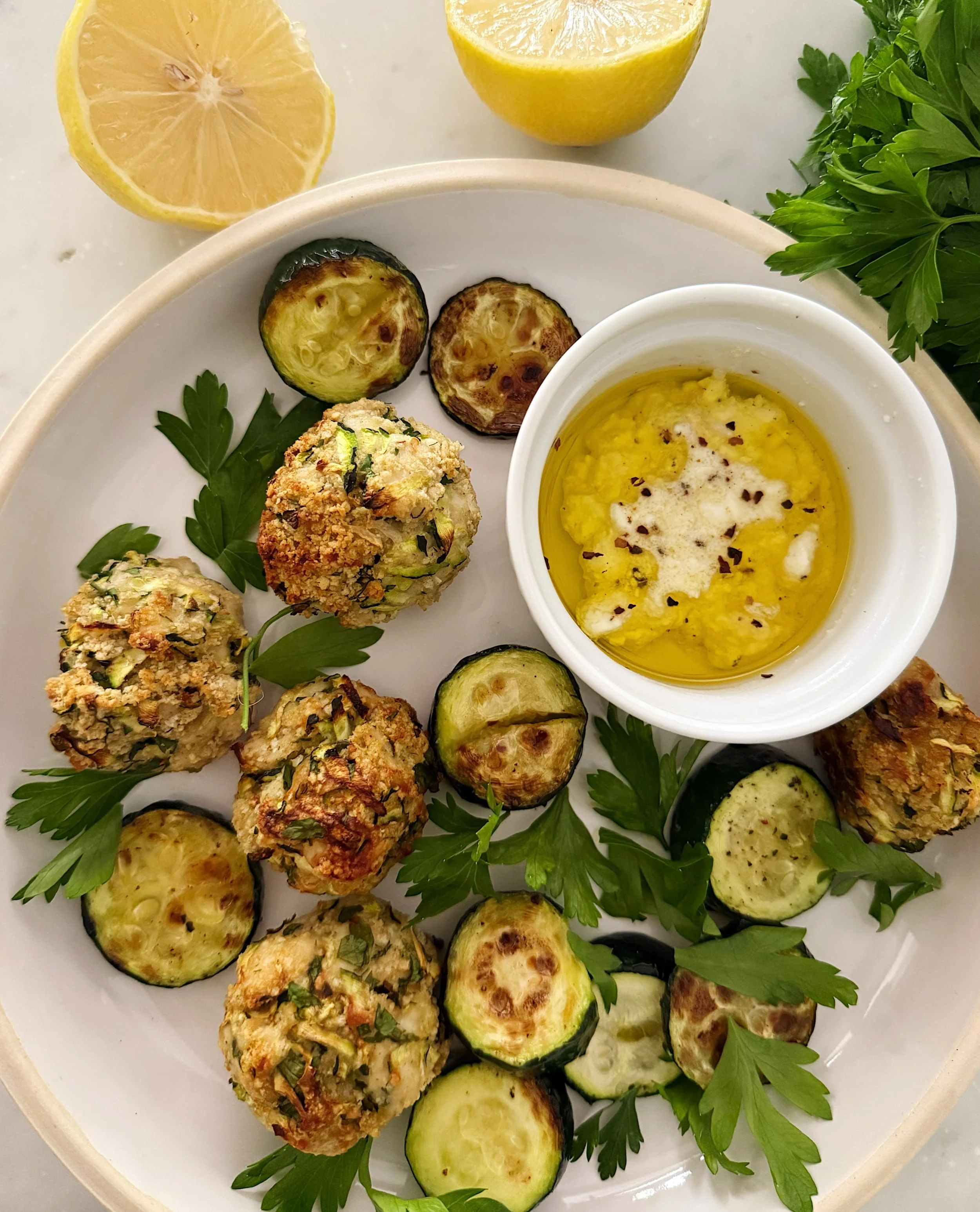 Chicken-Zucchini Meatballs with Feta 

It&rsquo;s been so hot lately, and honestly, I haven&rsquo;t had much interest in cooking. This recipe from @nytcooking was simple to put together, fresh, healthy and didn&rsquo;t require me to spend much time i