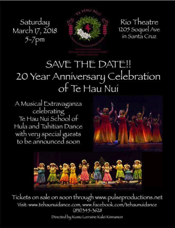 Faith Ako performs at the 20th Anniversary of Te Hau Nui School of Hula and Tahitian Dance