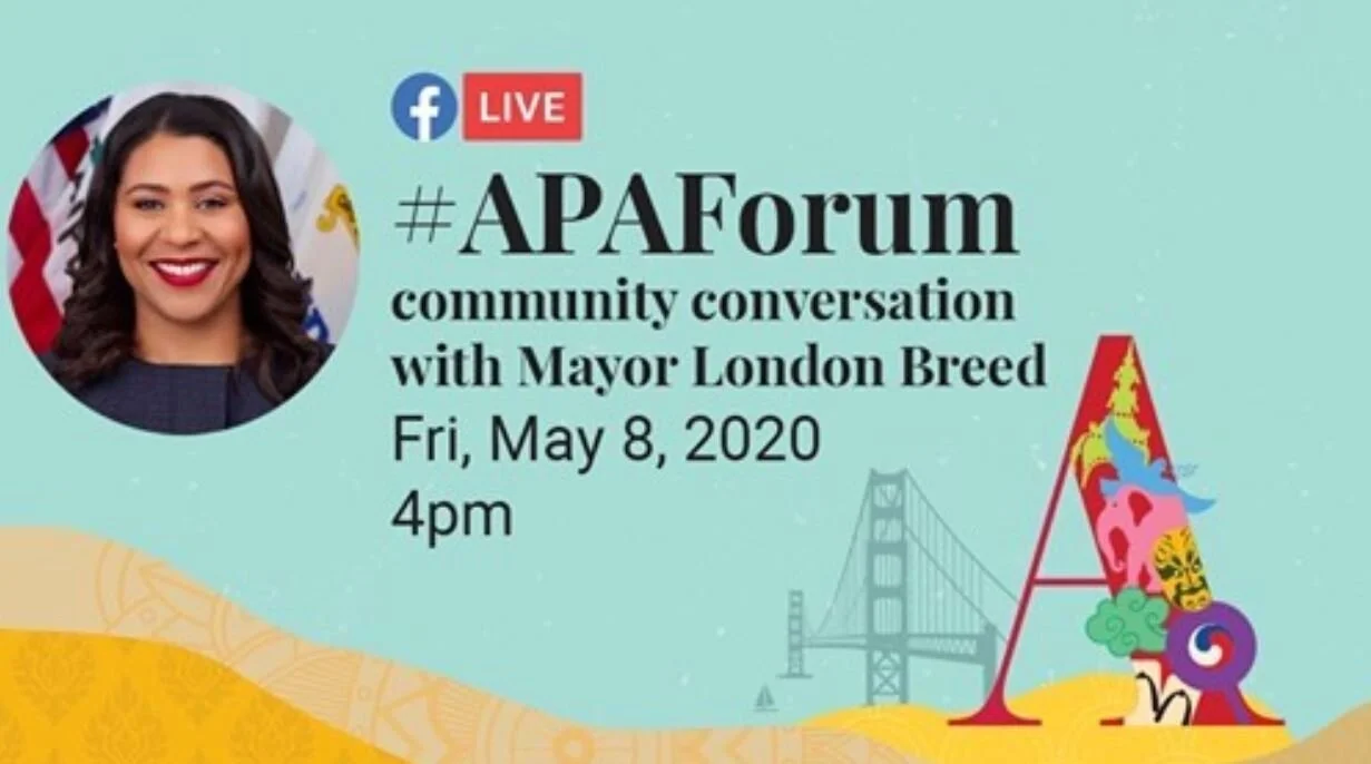 #APAForum: a community conversation with SF Mayor London Breed