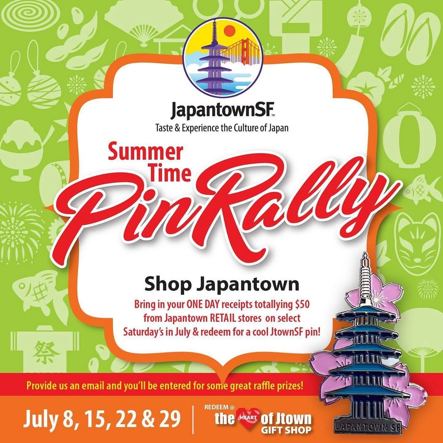 Summertime Jtown Pin Rally