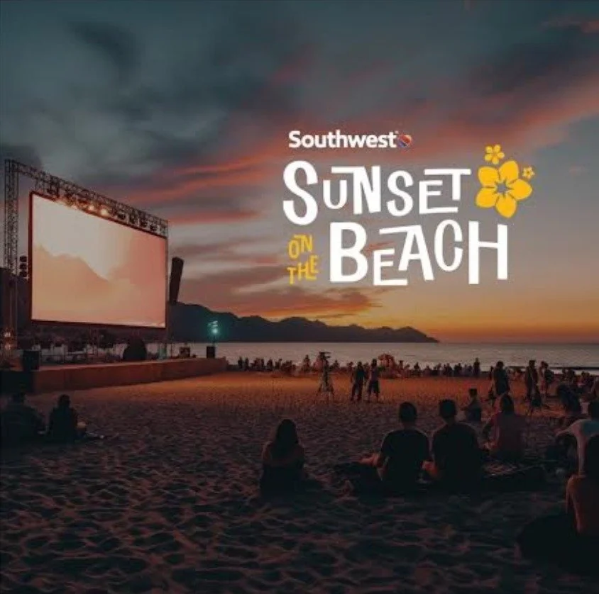 Southwest Airlines Sunset on the Beach