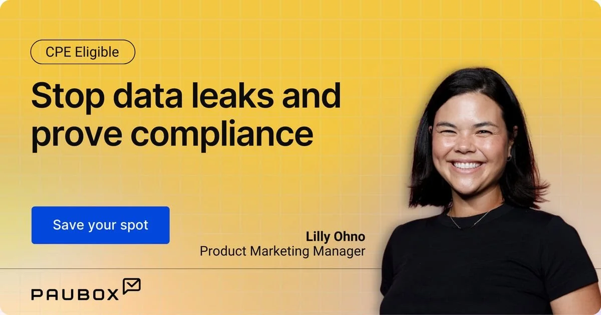 Inside Paubox DLP and Email Archiving