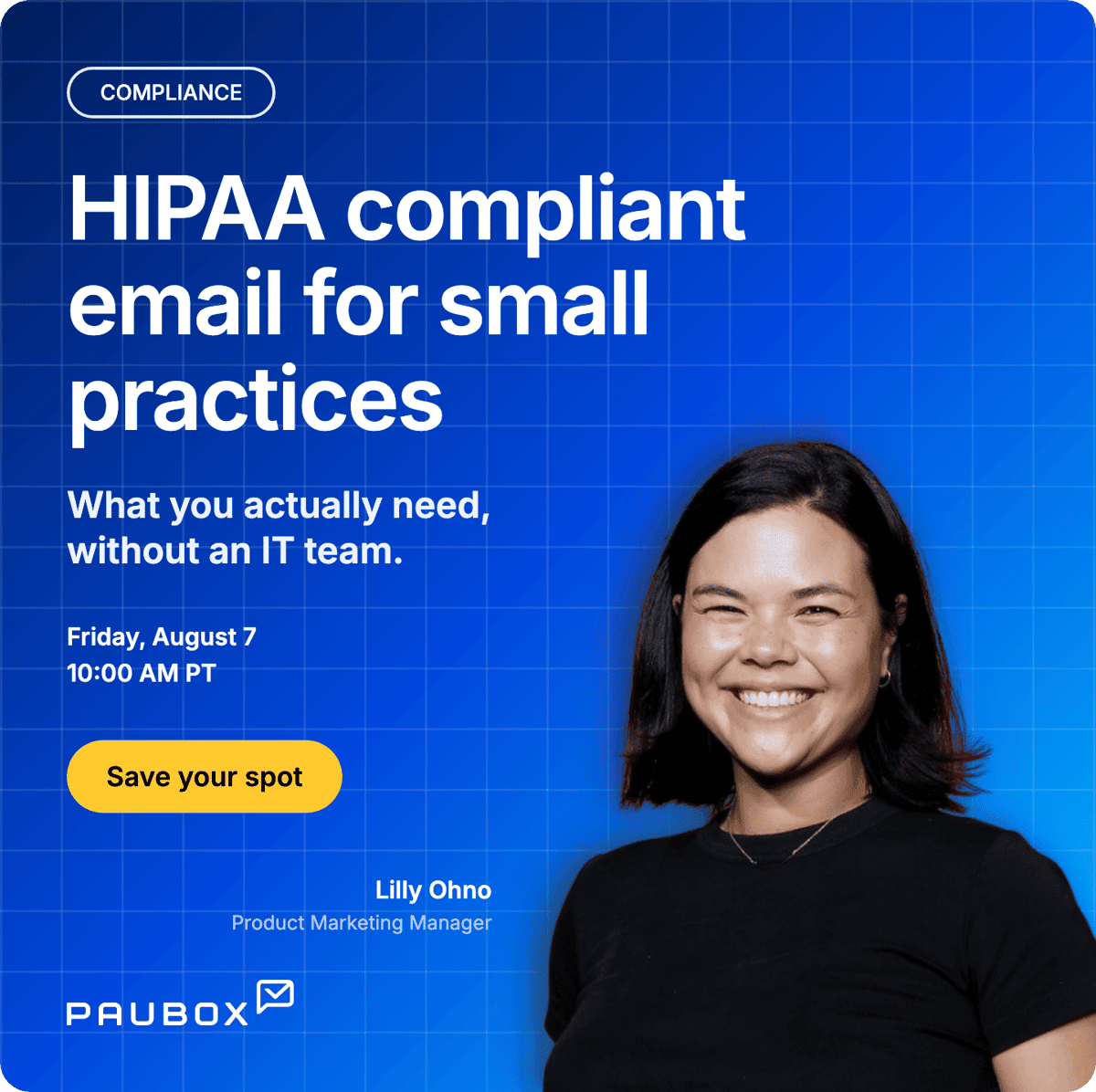 Paubox: HIPAA compliant email for small practices