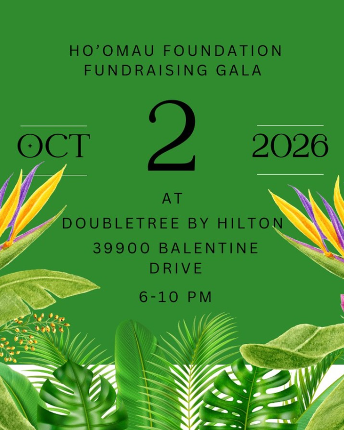 2026 Ho‘omau Foundation Fundraising Gala