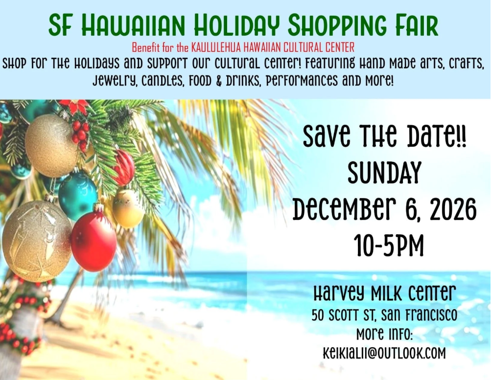 Hālau o Keikiali'i SF Hawaiian Holiday Shopping Fair