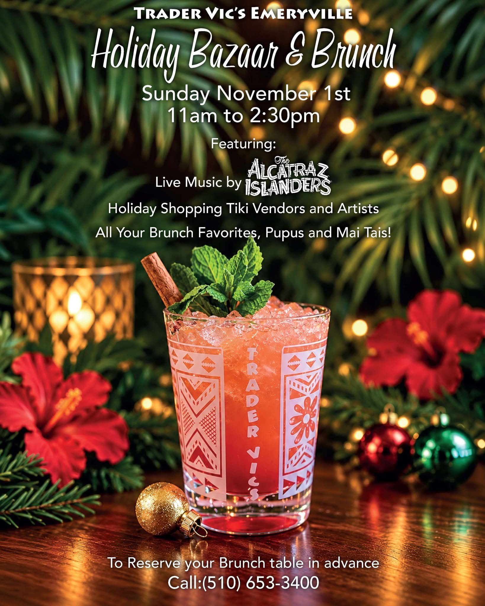 Trader Vic's - Emeryville: Holiday Bazaar &amp; Brunch 