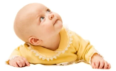 Baby responding to her name; language development charts at Canto Speech Therapy Online