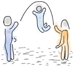 Children jumping rope; effective social communication skills at Canto Speech Therapy Online