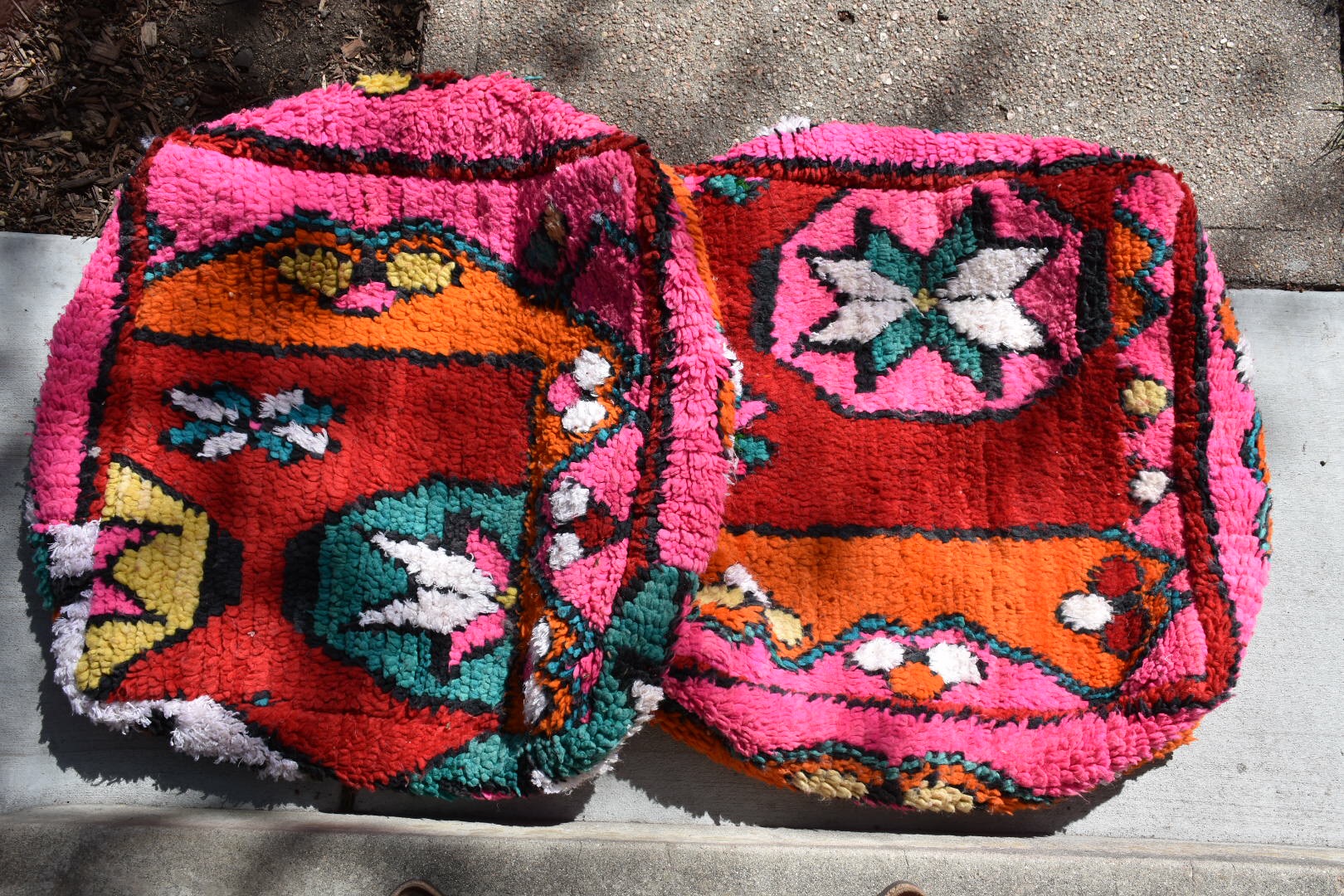 shop slo floor cushion wool floor pouf