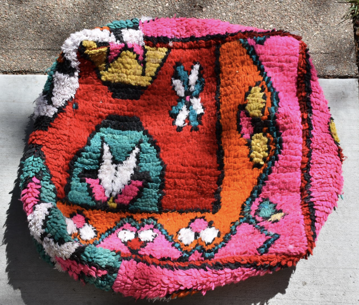 Vintage Boujaad Wool Floor Cushions (SET OF 2)