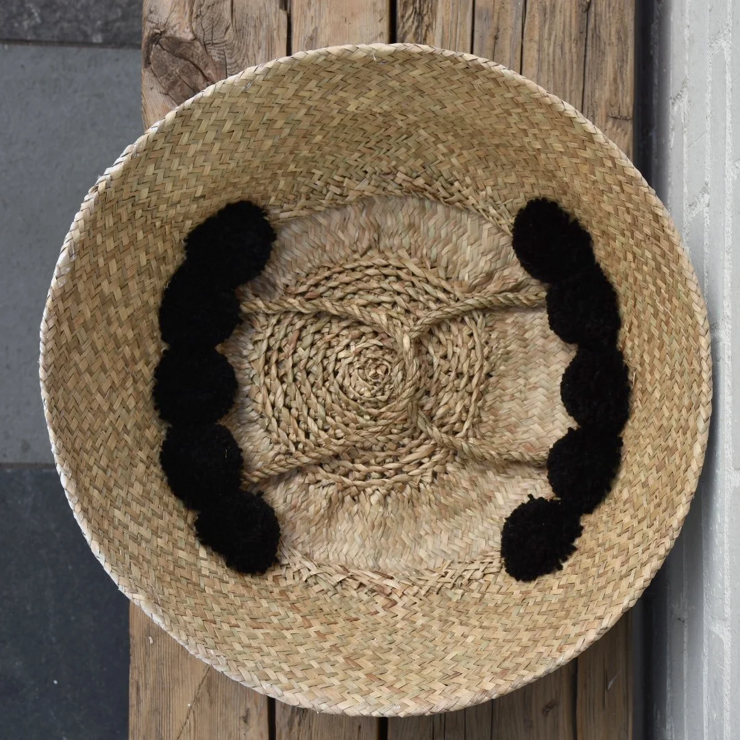 SHOP SLO seagrass belly basket white sustainable